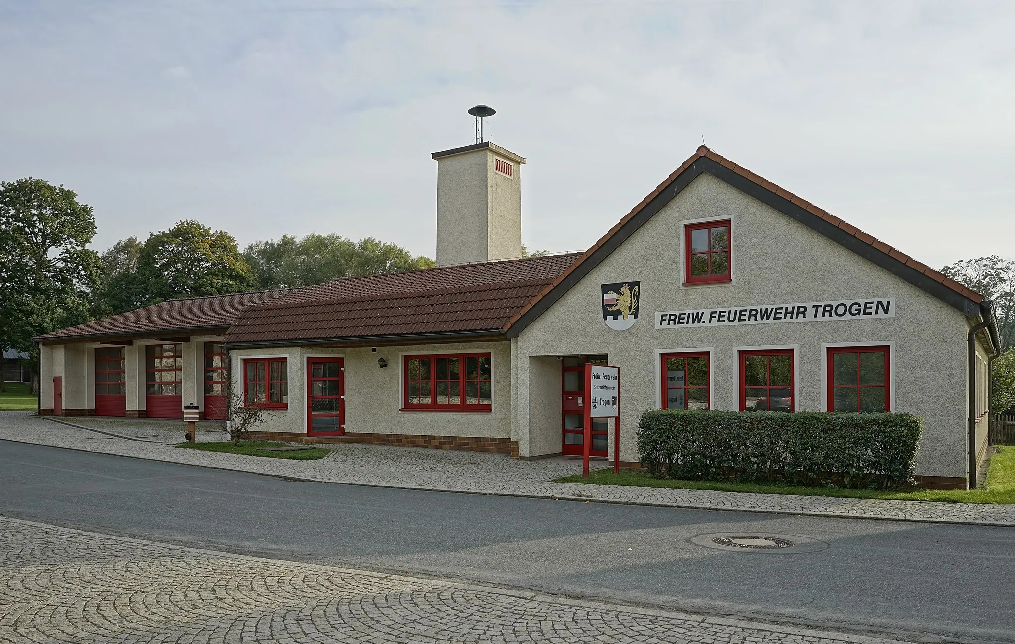 Photo showing: The parish church of Trogen in Upper Franconia.