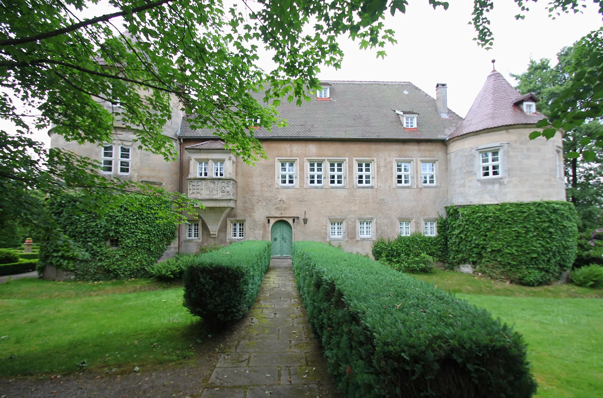 Photo showing: Schloss Unternschreez, Haag in Oberfranken, Baudenkmal  D-4-72-146-7