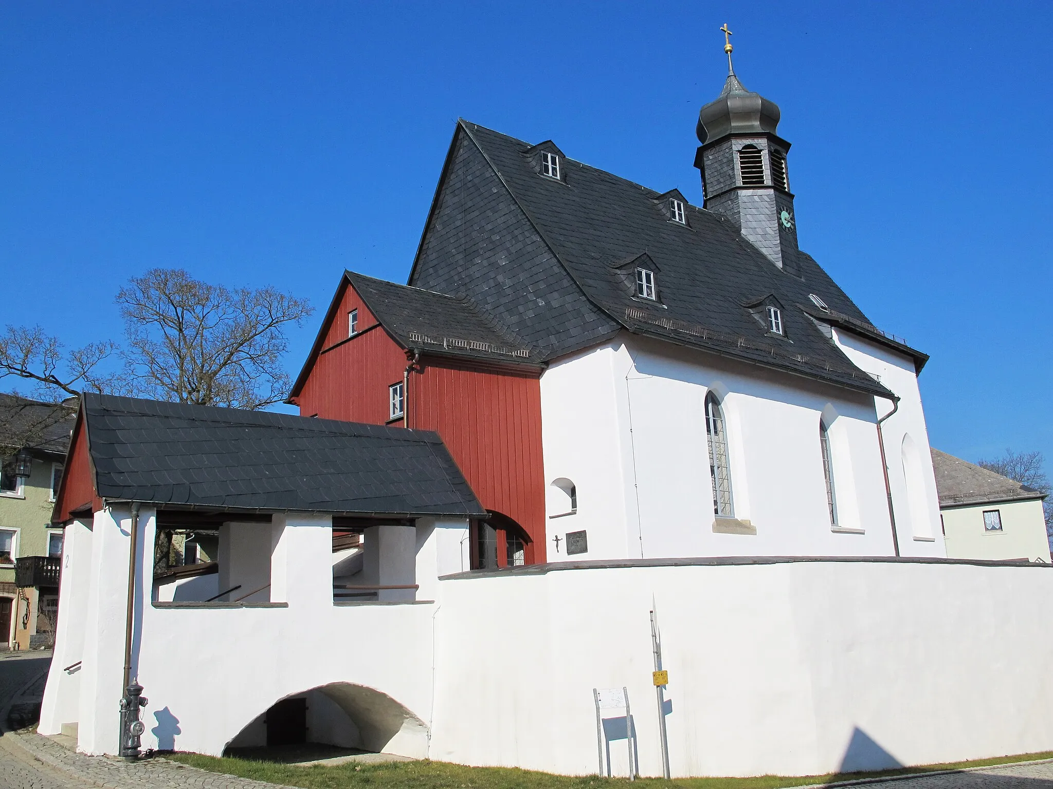 Photo showing: St. Leonhardkirche Köditz 2016