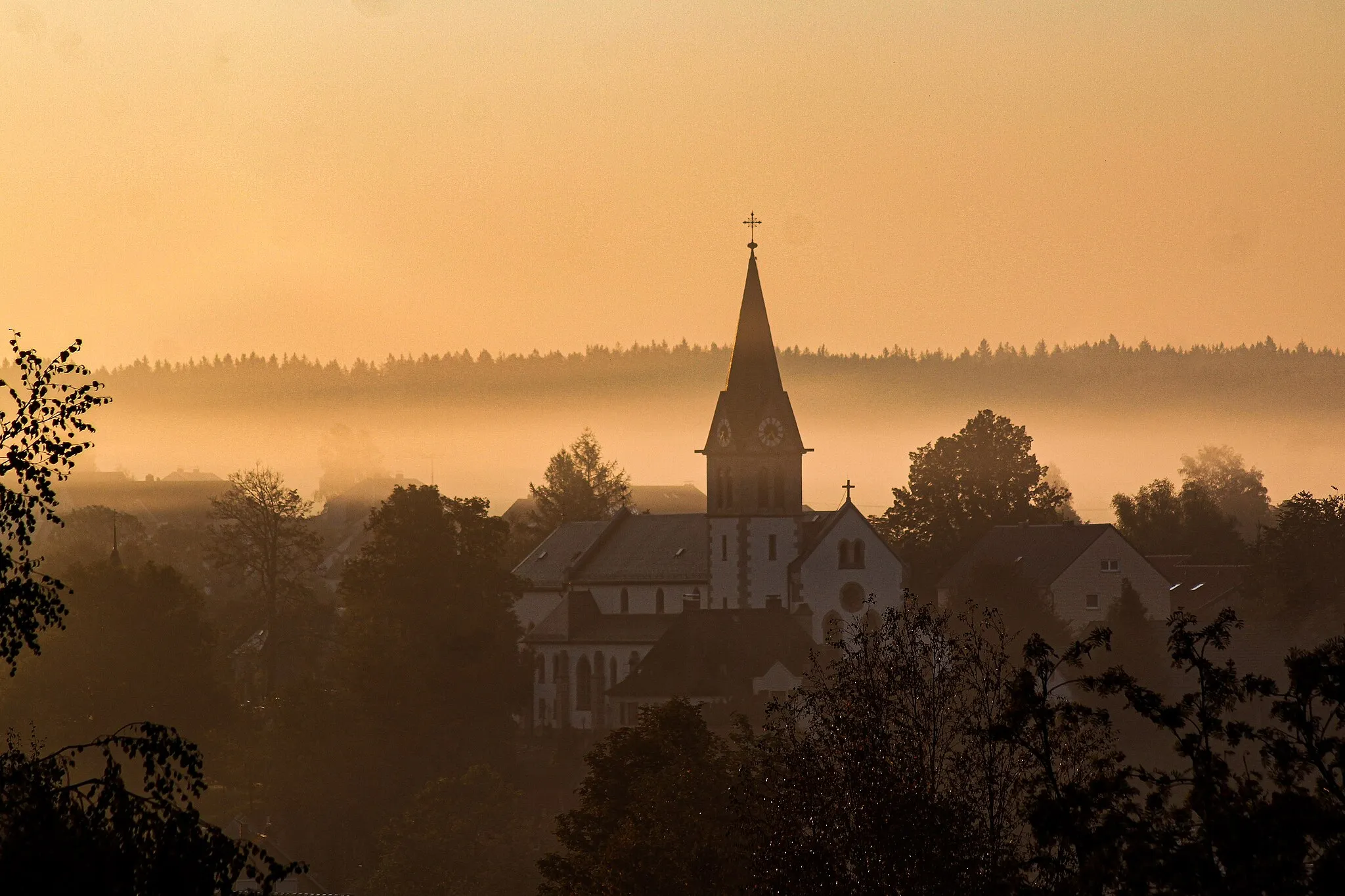 Photo showing: Die Maria-Rosenkranzkirche in Nagel am See