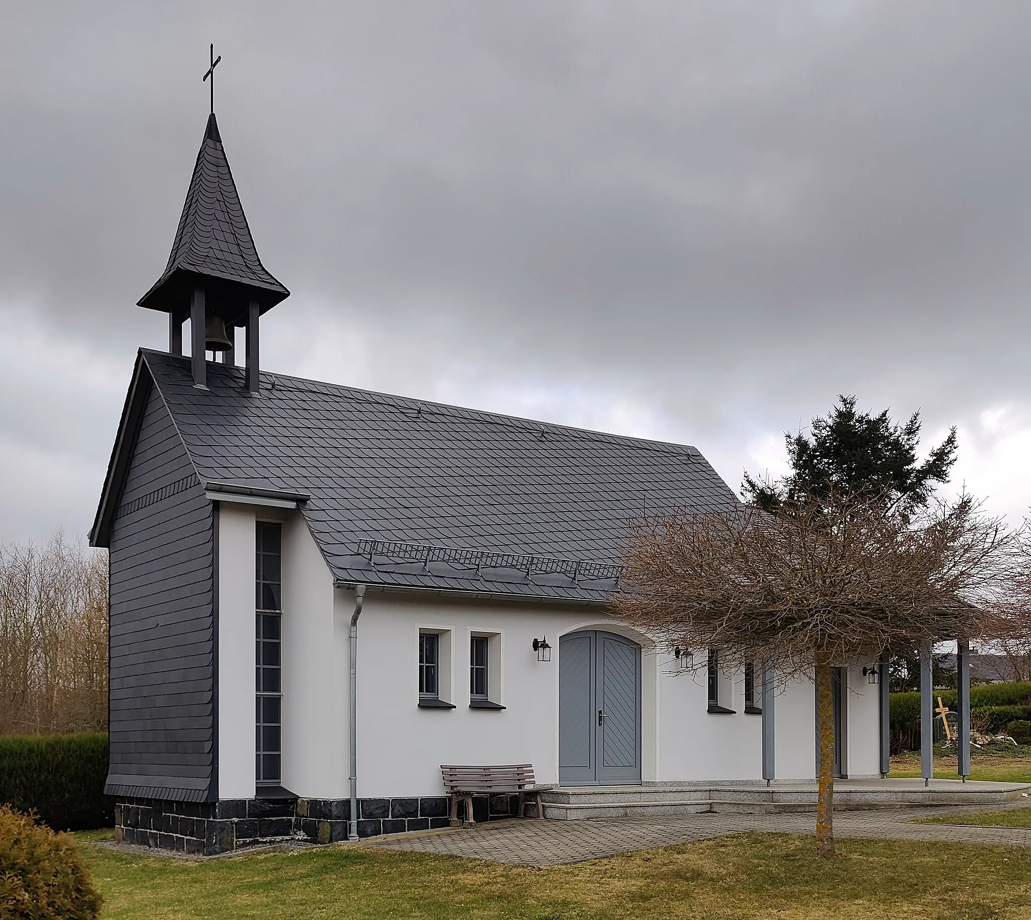 Photo showing: Friedhof Frössen, Gemeinde Gefell, Thüringen, Deutschland