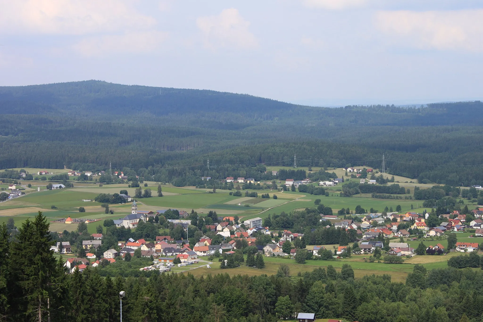 Photo showing: View from Klausenberg direction north-east to Mehlmeisel