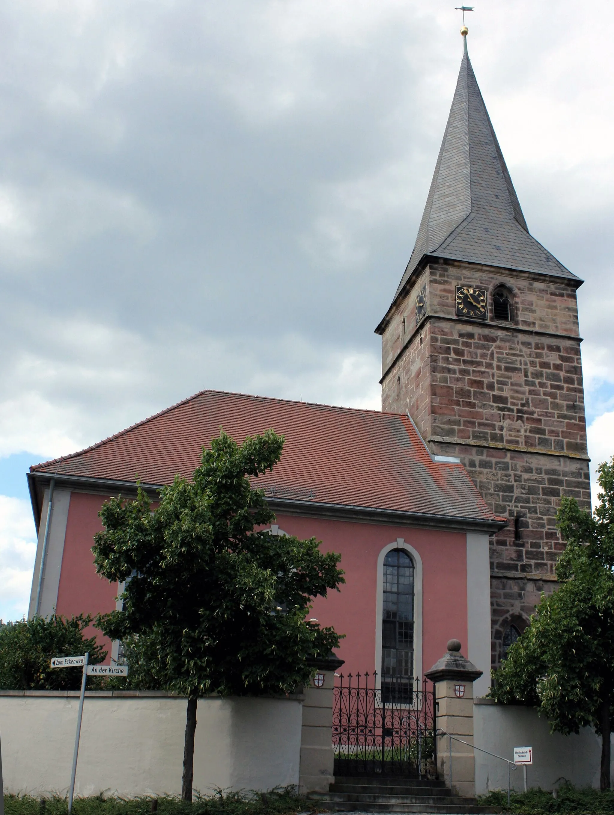 Photo showing: Kirche zu Harsdorf (Oberfranken, Landkreis Kulmbach)