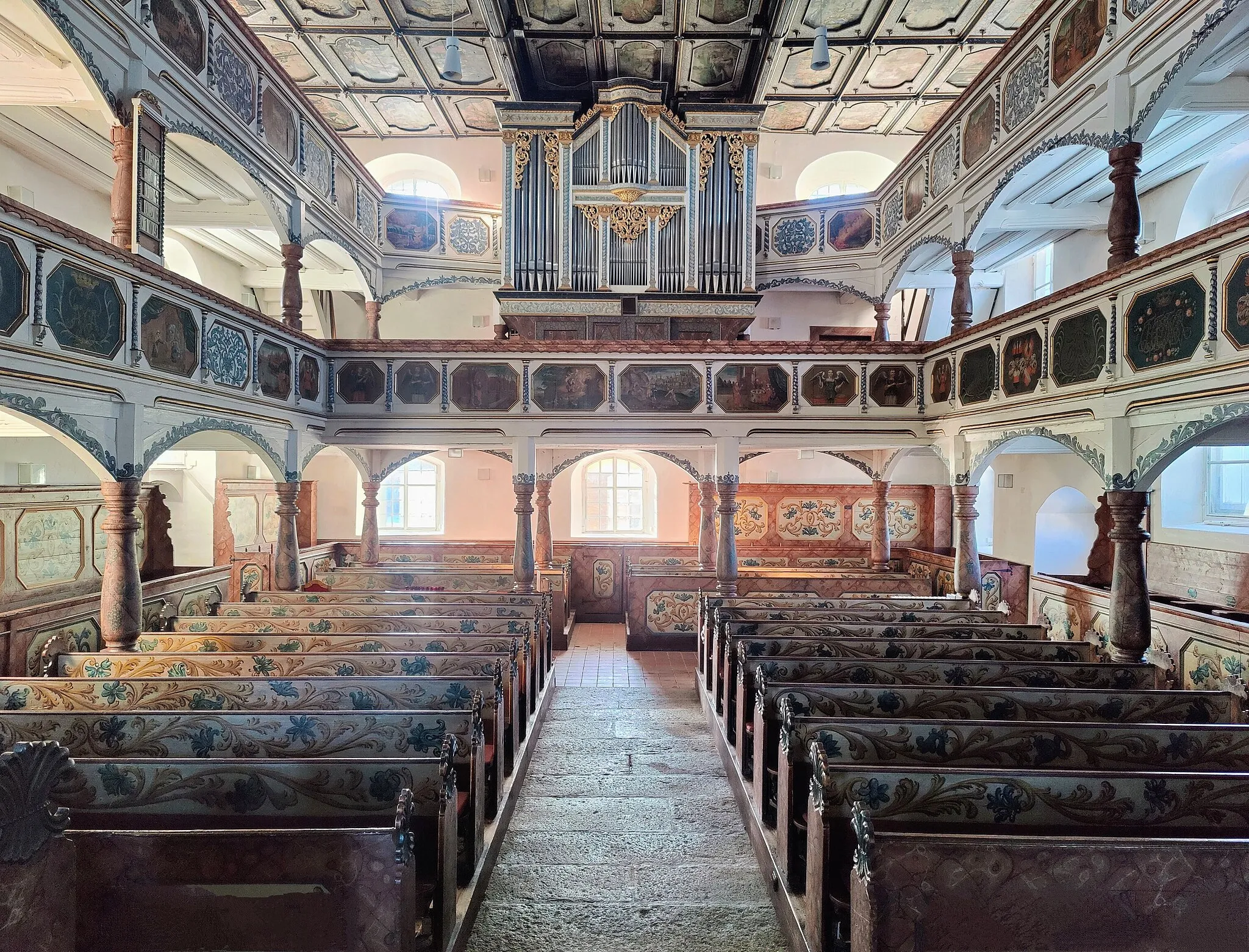 Photo showing: Evangelisch-lutherische St.-Aegidien-Kirche Regnitzlosau, Landkreis Hof, Oberfranken, Bayern, Deutschland