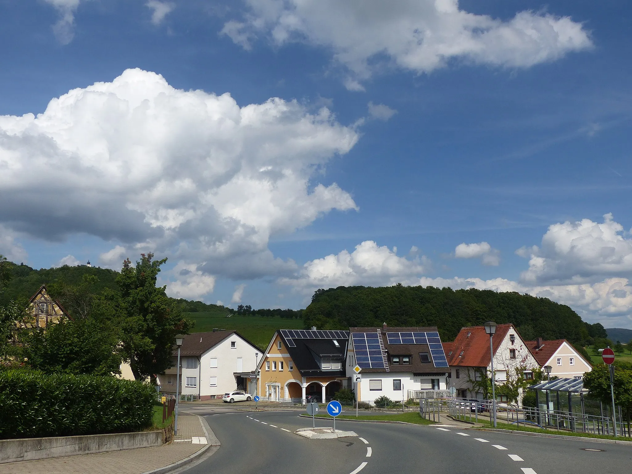 Photo showing: The village Mittlerweilersbach, a district of the municipality of Weilersbach.