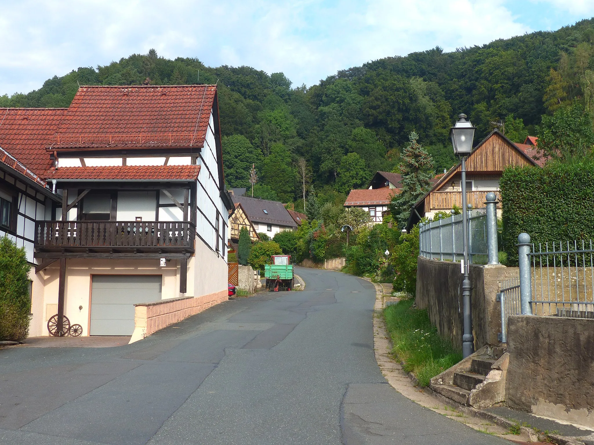 Photo showing: The church village Reifenberg, a district of the municipality of Weilersbach.