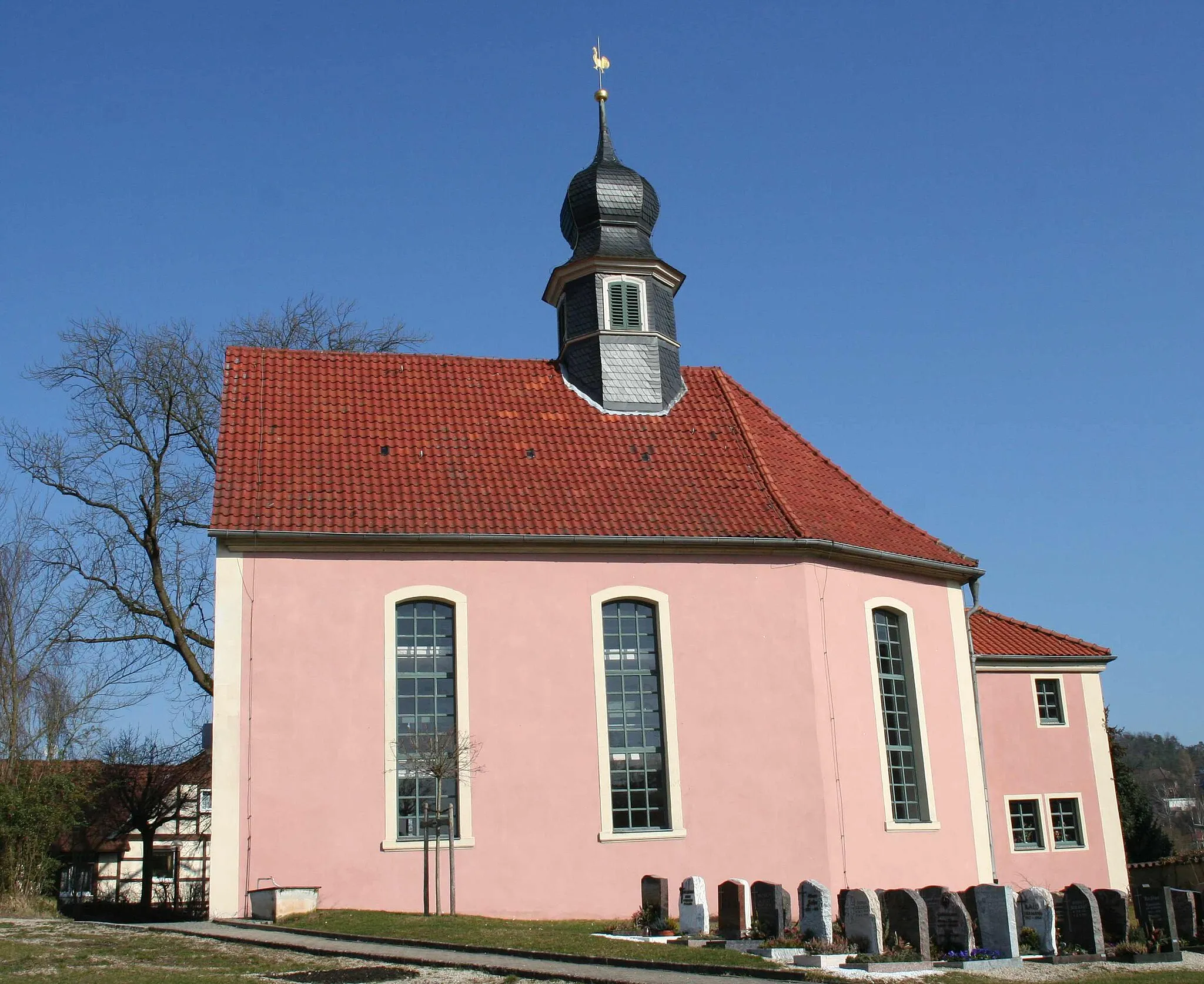 Photo showing: ev. Kirche in Weitramsdorf, Lkr. Coburg