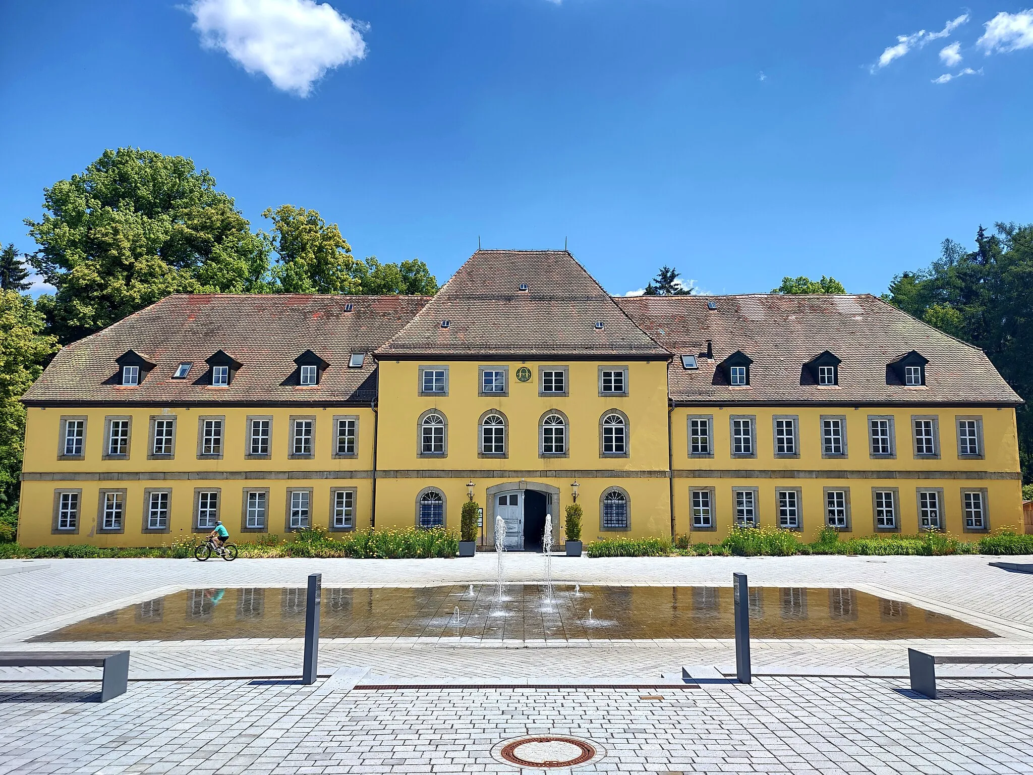 Photo showing: Palác v lázních Bad Alexandersbad