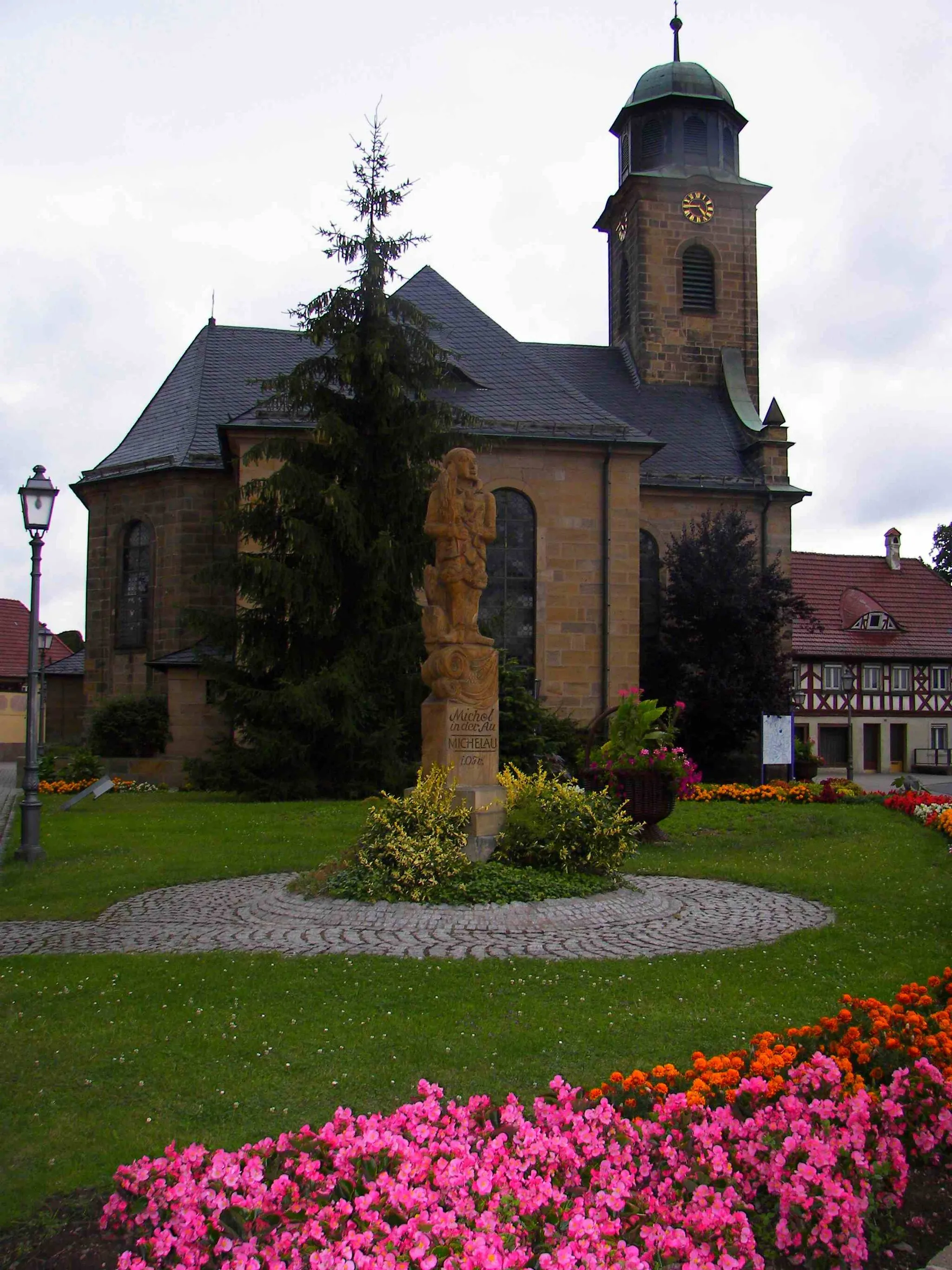 Photo showing: Evangelische Kirche in Michelau