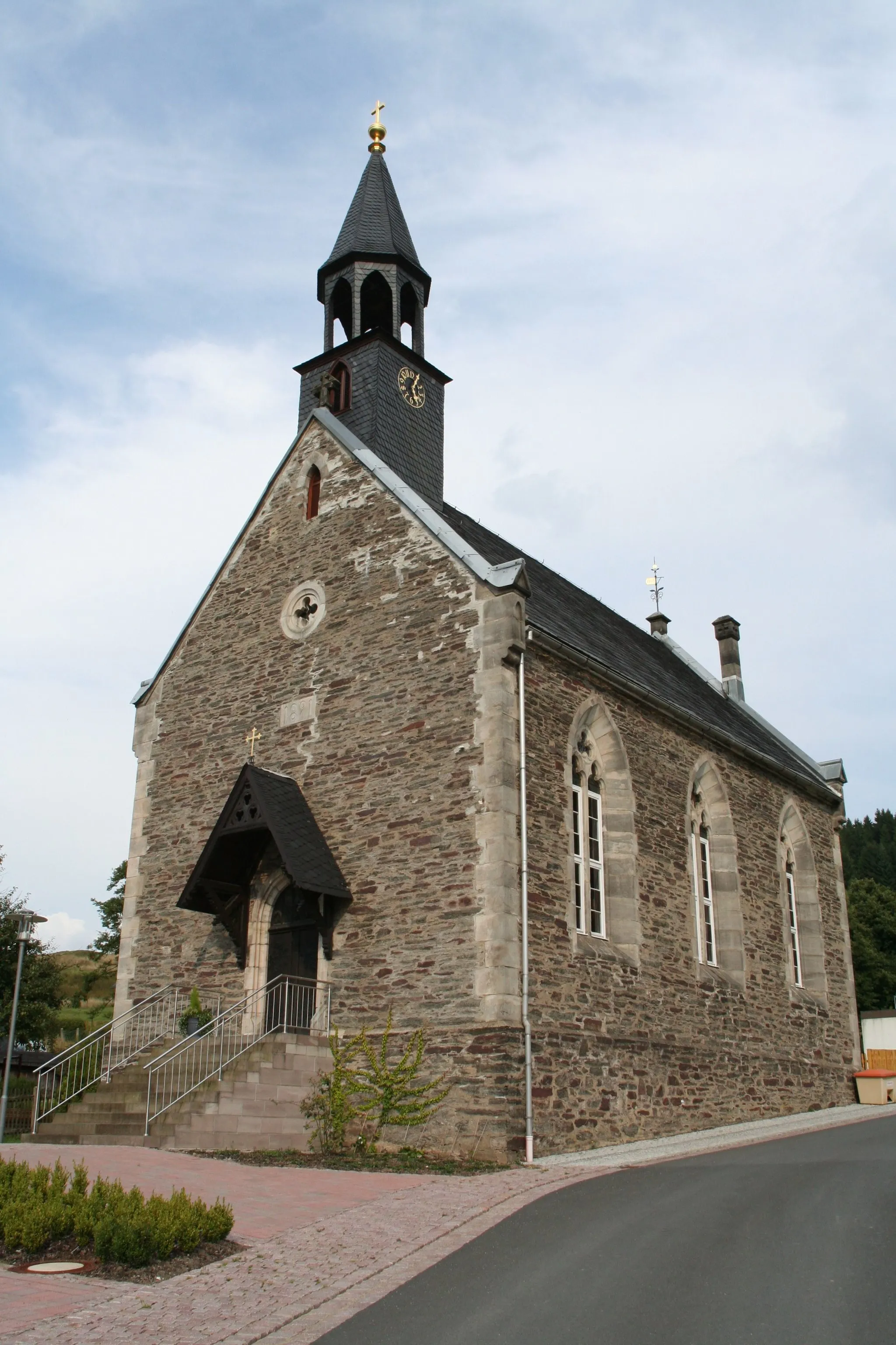 Photo showing: Ev. Kirche in Goldisthal, Landkreis Sonneberg