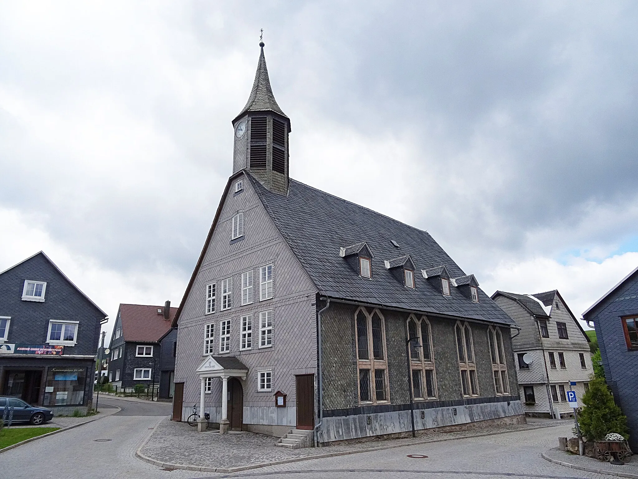 Photo showing: Erlöserkirche (Schmiedefeld)