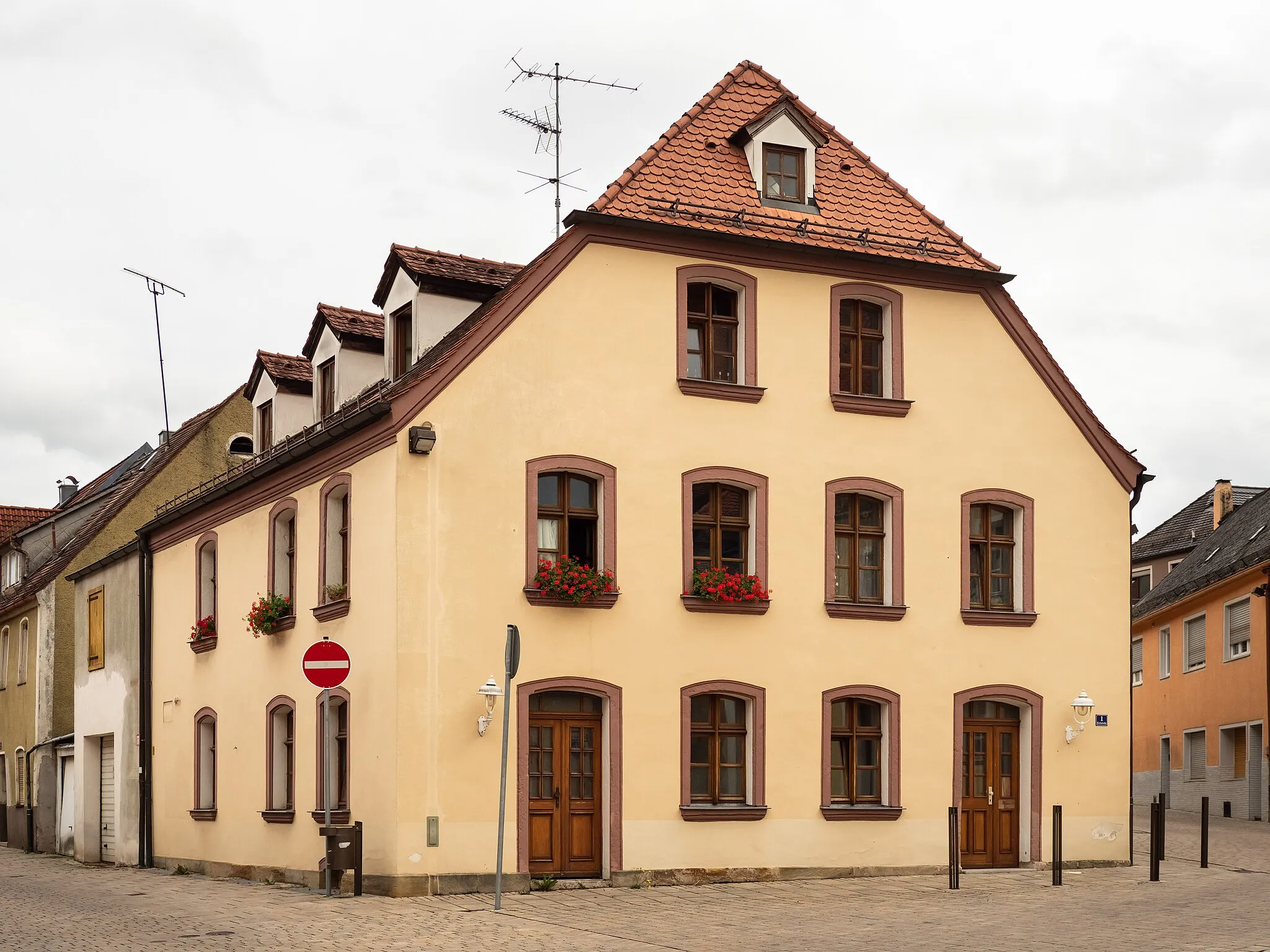 Photo showing: Residential house in Auerbach in the Oberpfalz Kirchstraße 1