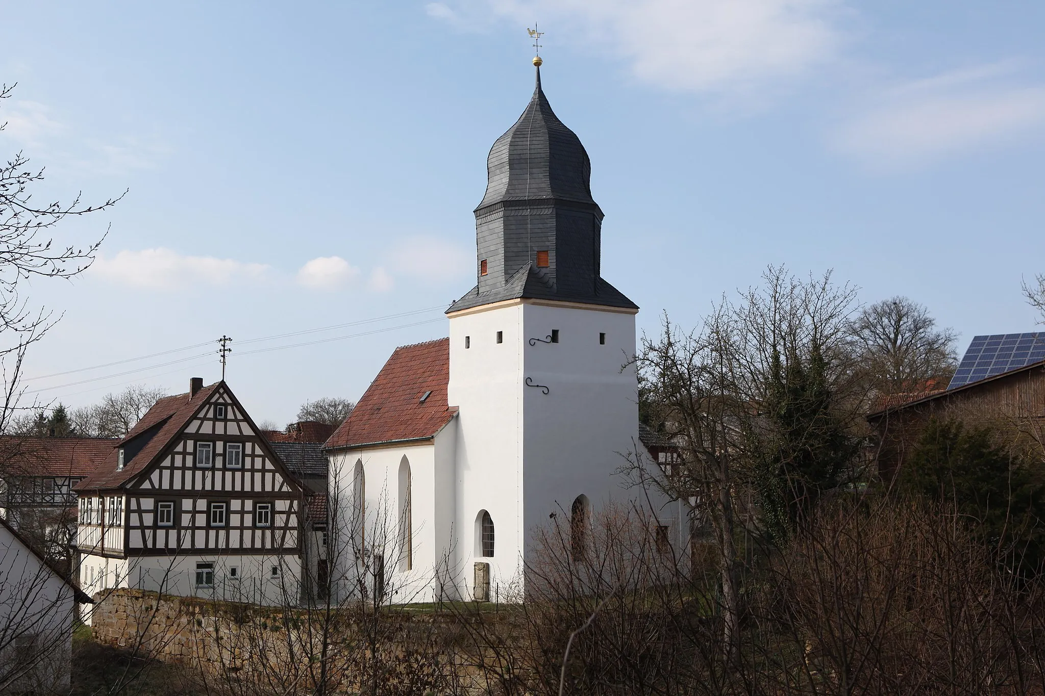 Photo showing: Evangelische Jakobuskirche in Herreth, Landkreis Coburg