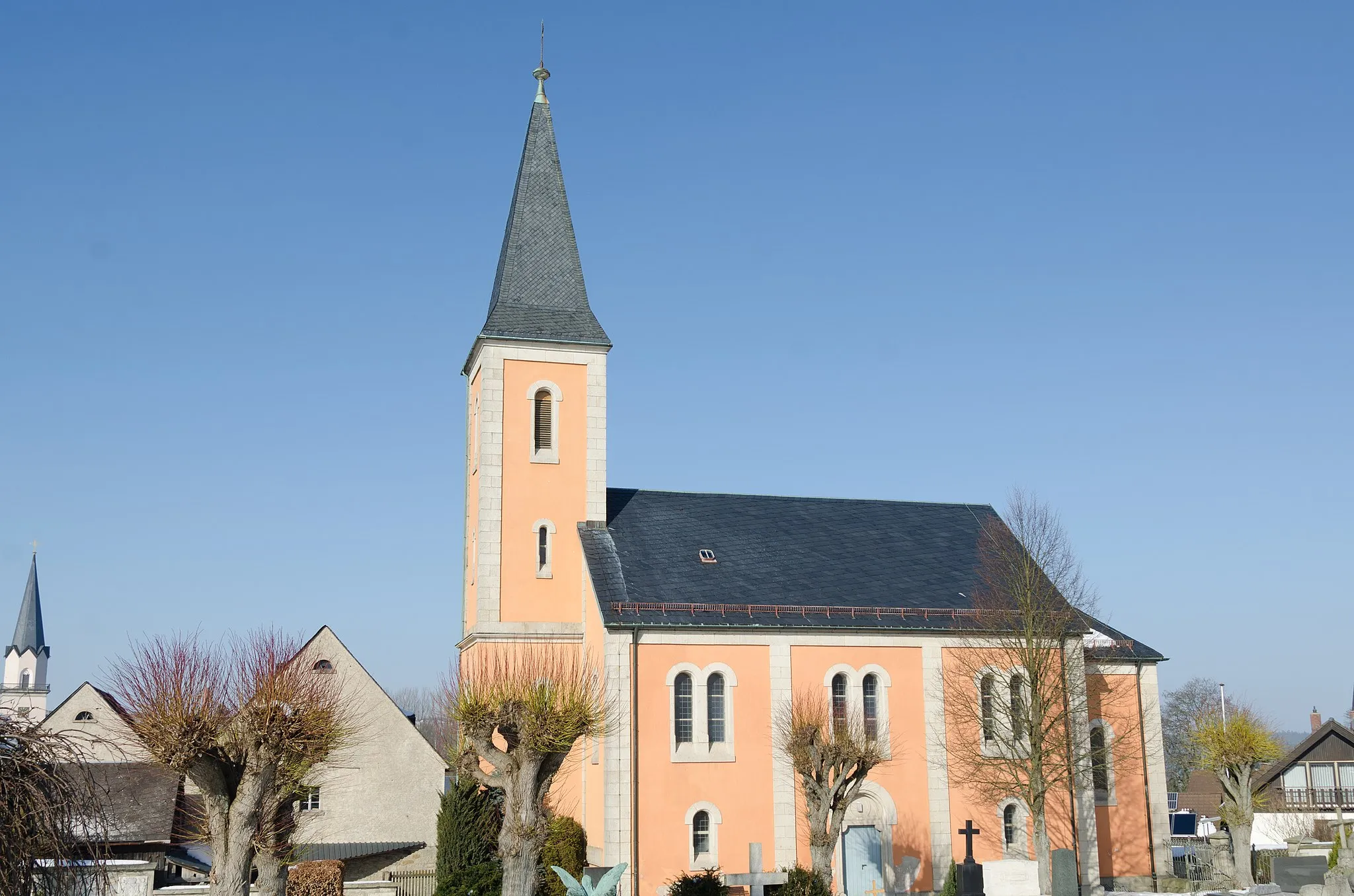 Photo showing: Kirchenlamitz, Evang.-Luth. Friedhofkirche