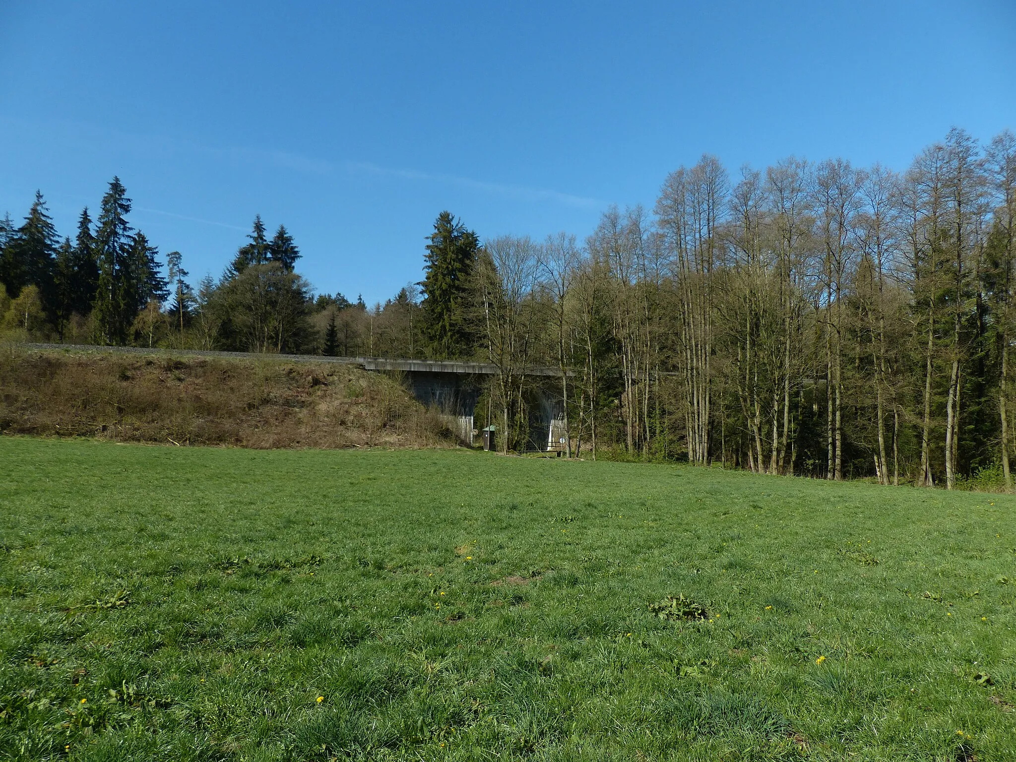 Photo showing: Eisenbahnbrücke bei Farenbühl