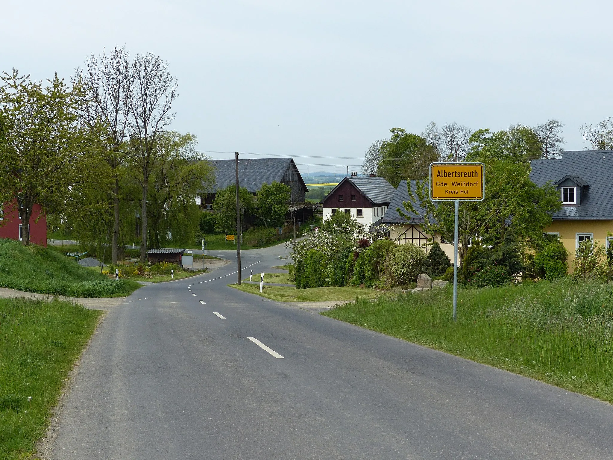 Photo showing: Ortseingang Albertsreuth