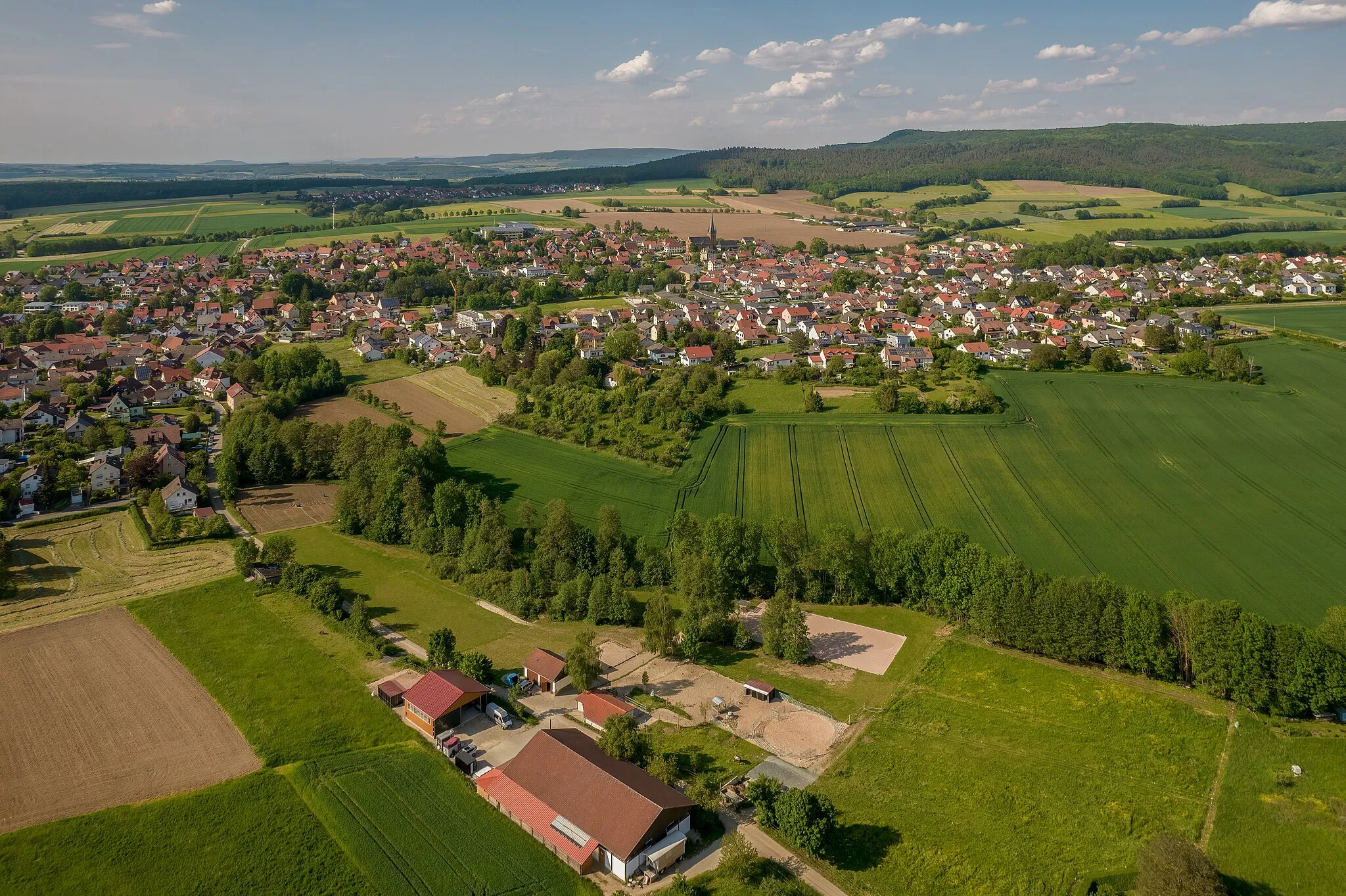 Photo showing: View of Geisfeld (Strullendorf)