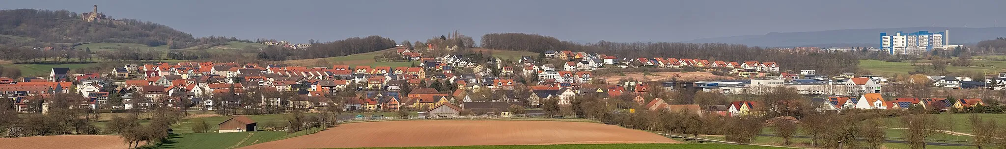 Photo showing: Panorama from Debring (Stegaurach