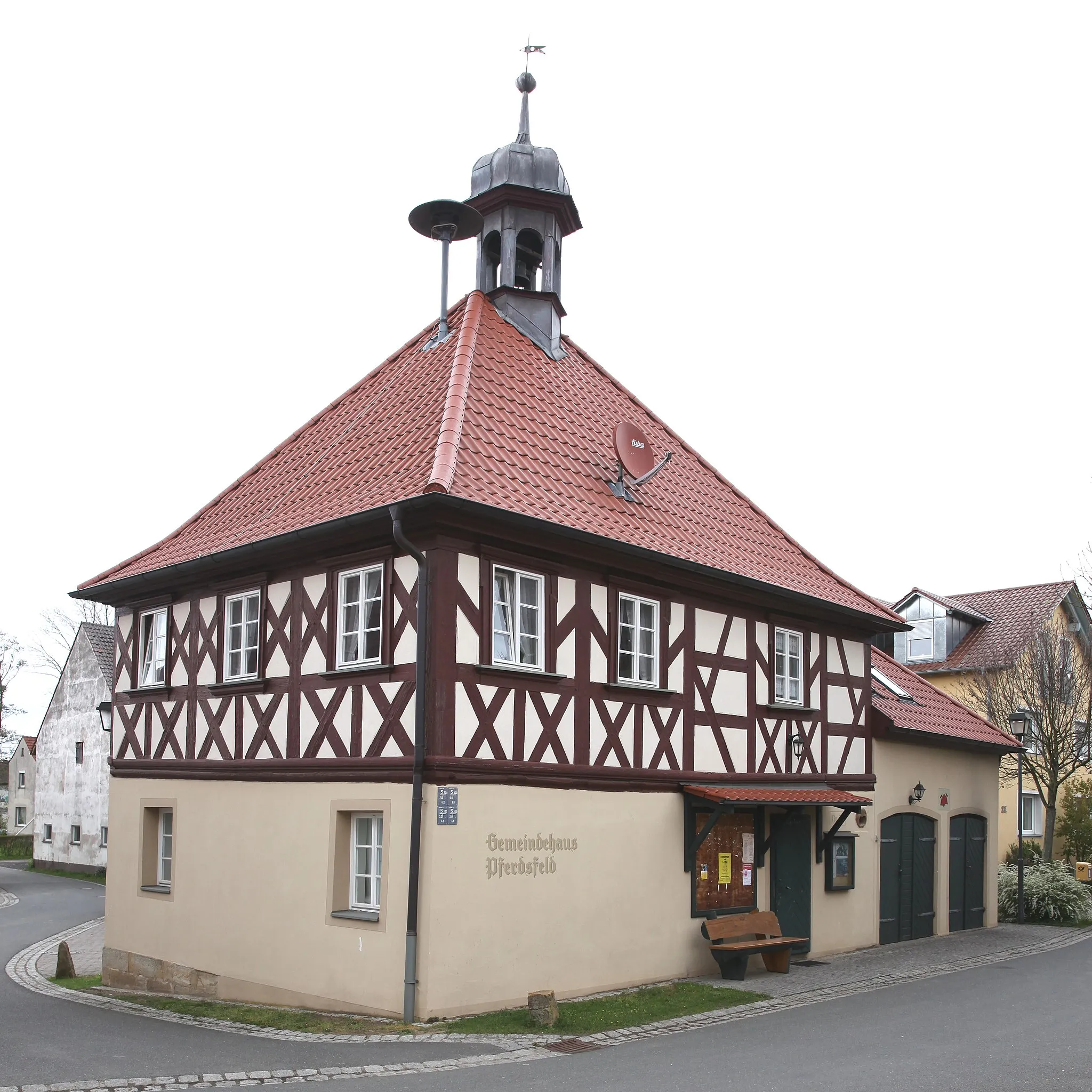 Photo showing: Gemeindehaus Pferdsfeld bei Ebensfeld, Landkreis Lichtenfels