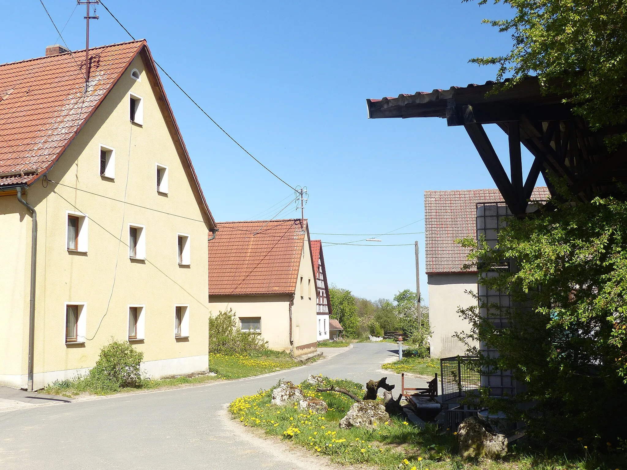 Photo showing: The hamlet Wölfersdorf, a district of the municipality of Hiltpoltstein