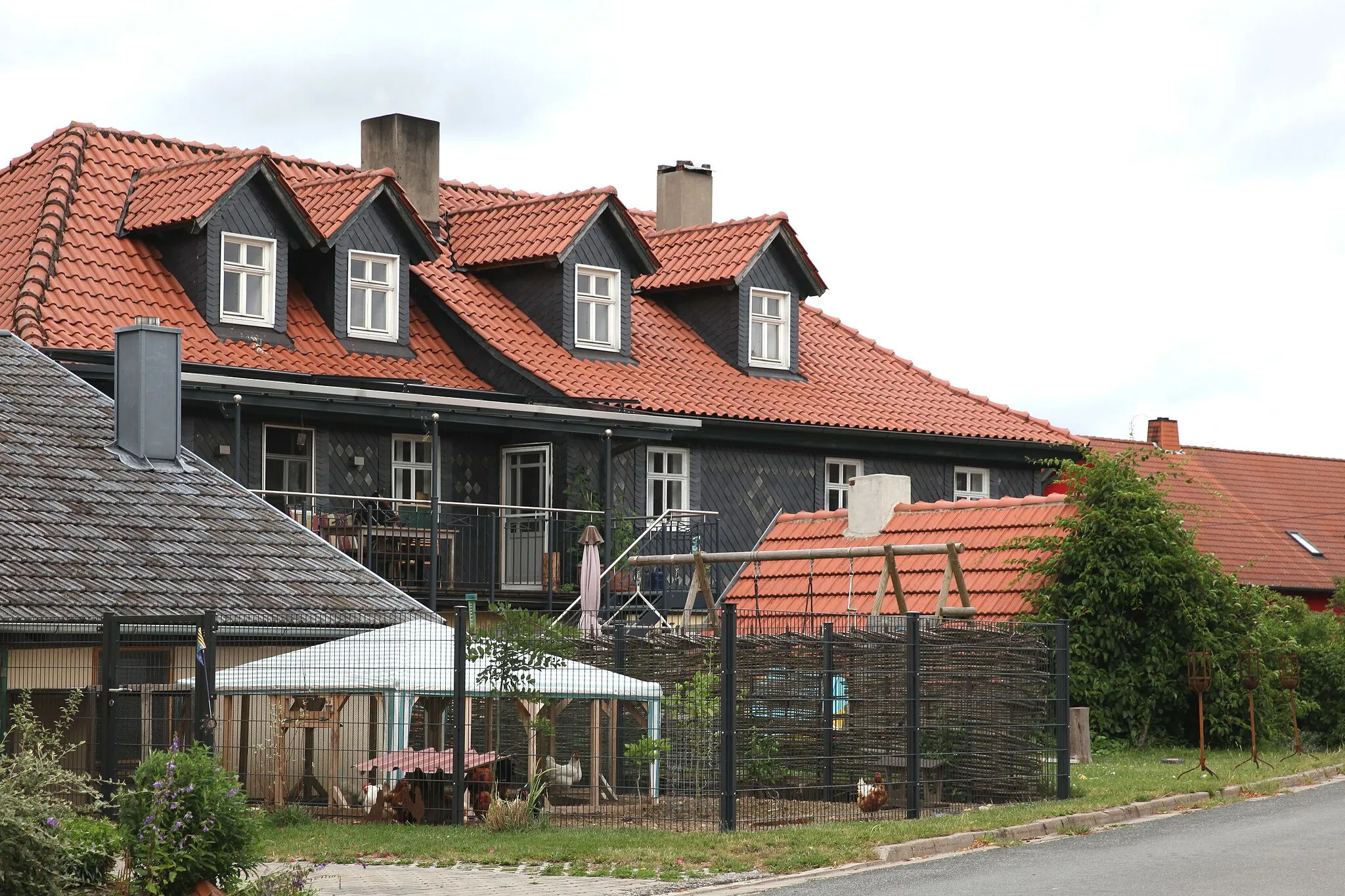 Photo showing: Wohnstallhaus in Krögelhof