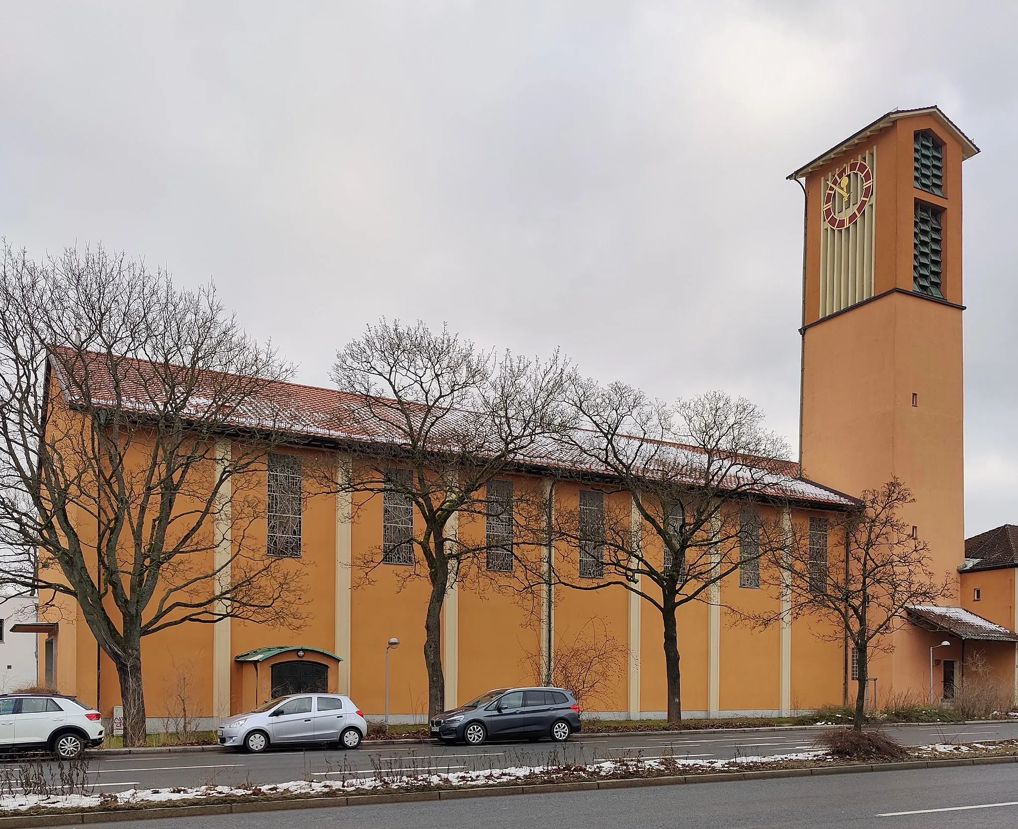 Photo showing: Katholische Pfarrkirche St. Konrad Hof, Oberfranken, Bayern, Deutschland