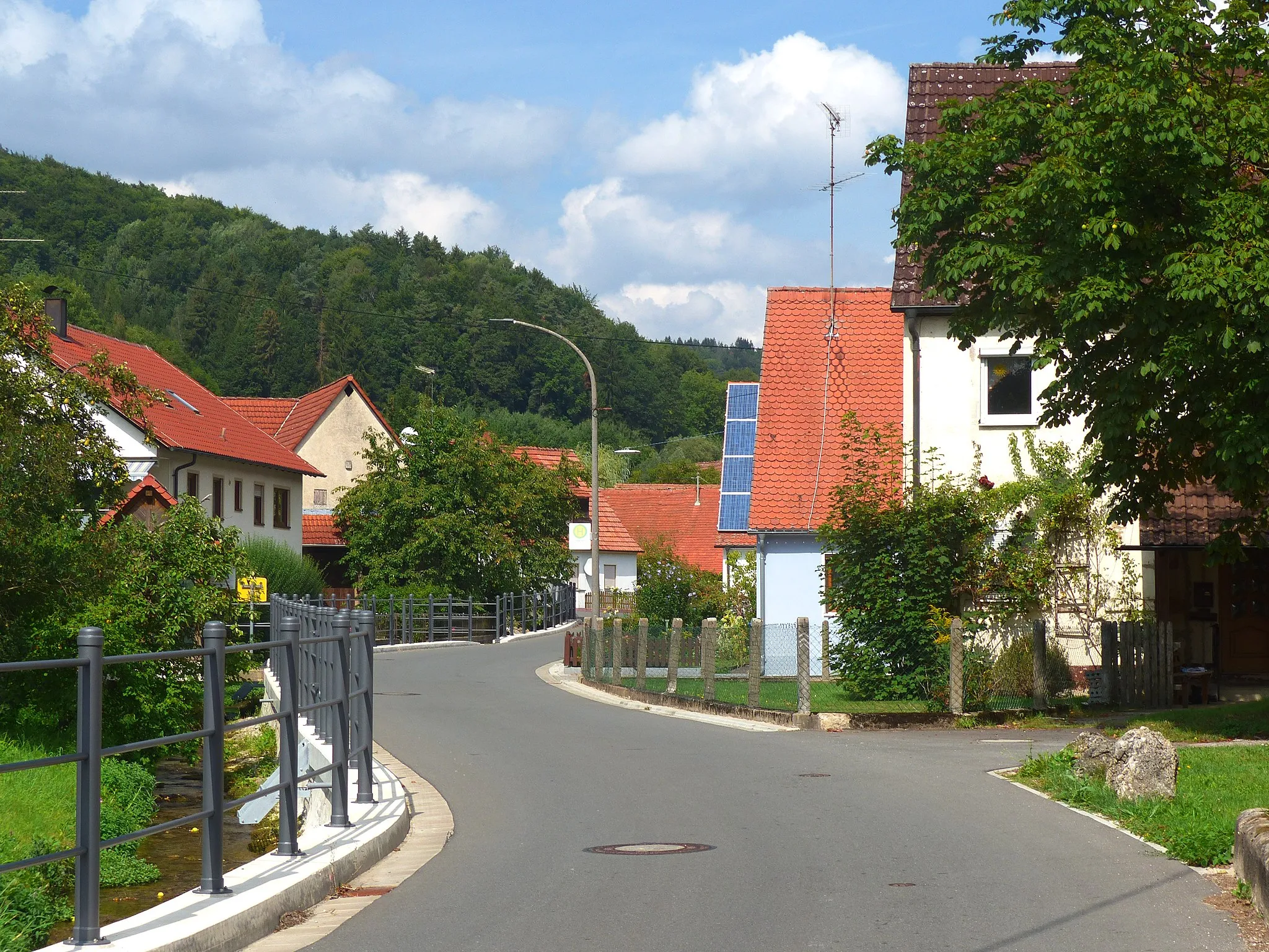 Photo showing: The village Götzendorf, a district of the municipality of Eggolsheim.