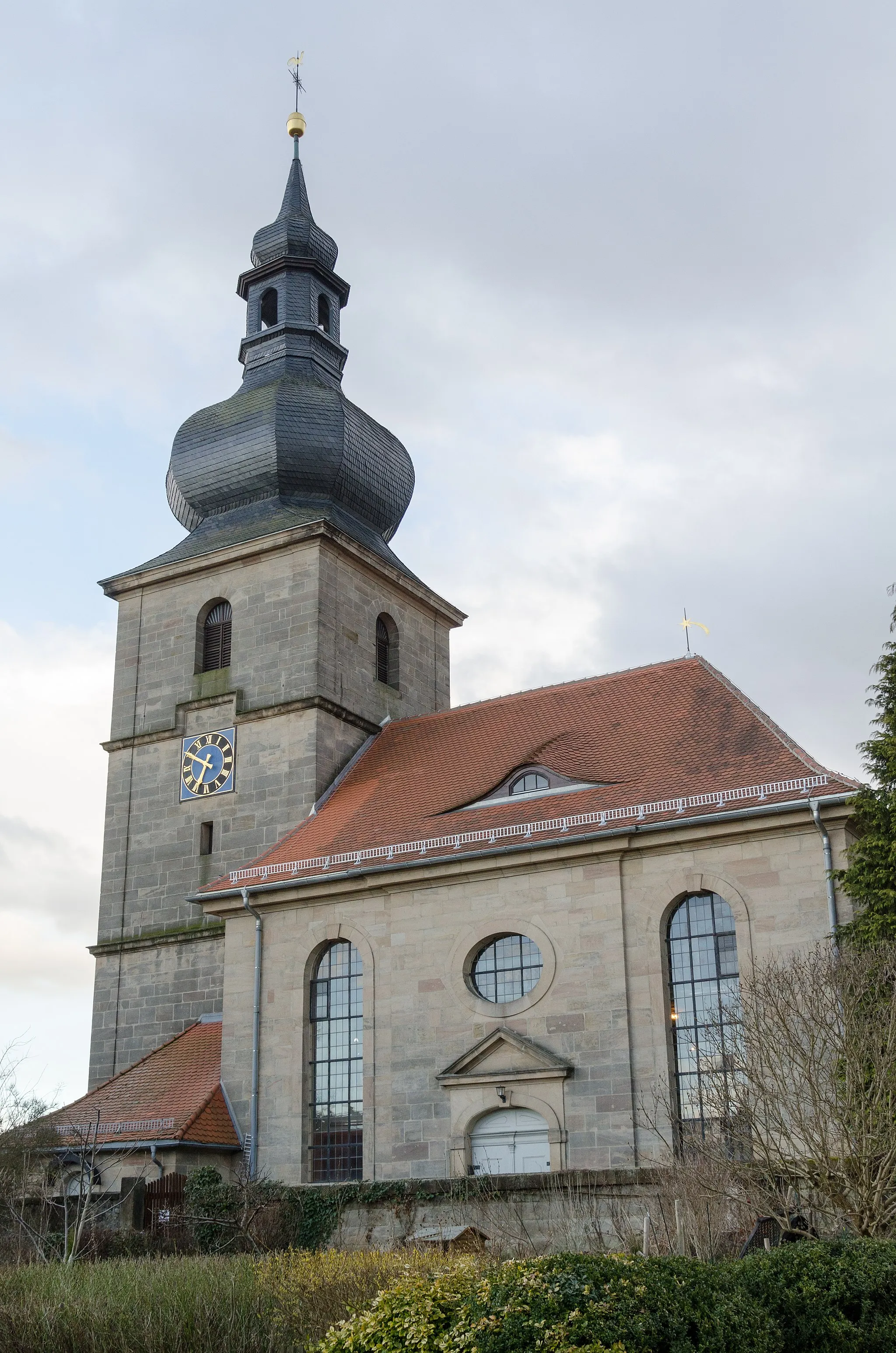 Photo showing: Bindlach, Benk, Evangelische Kirche