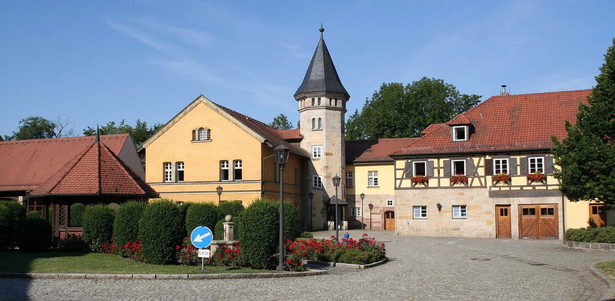 Photo showing: Domäne Oeslau Domäne Oeslau in Rödental,  Landkreis Coburg