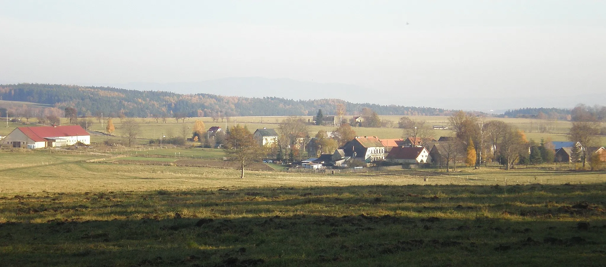 Photo showing: Village of Polná (Hazlov), Cheb District, Czech Republic.