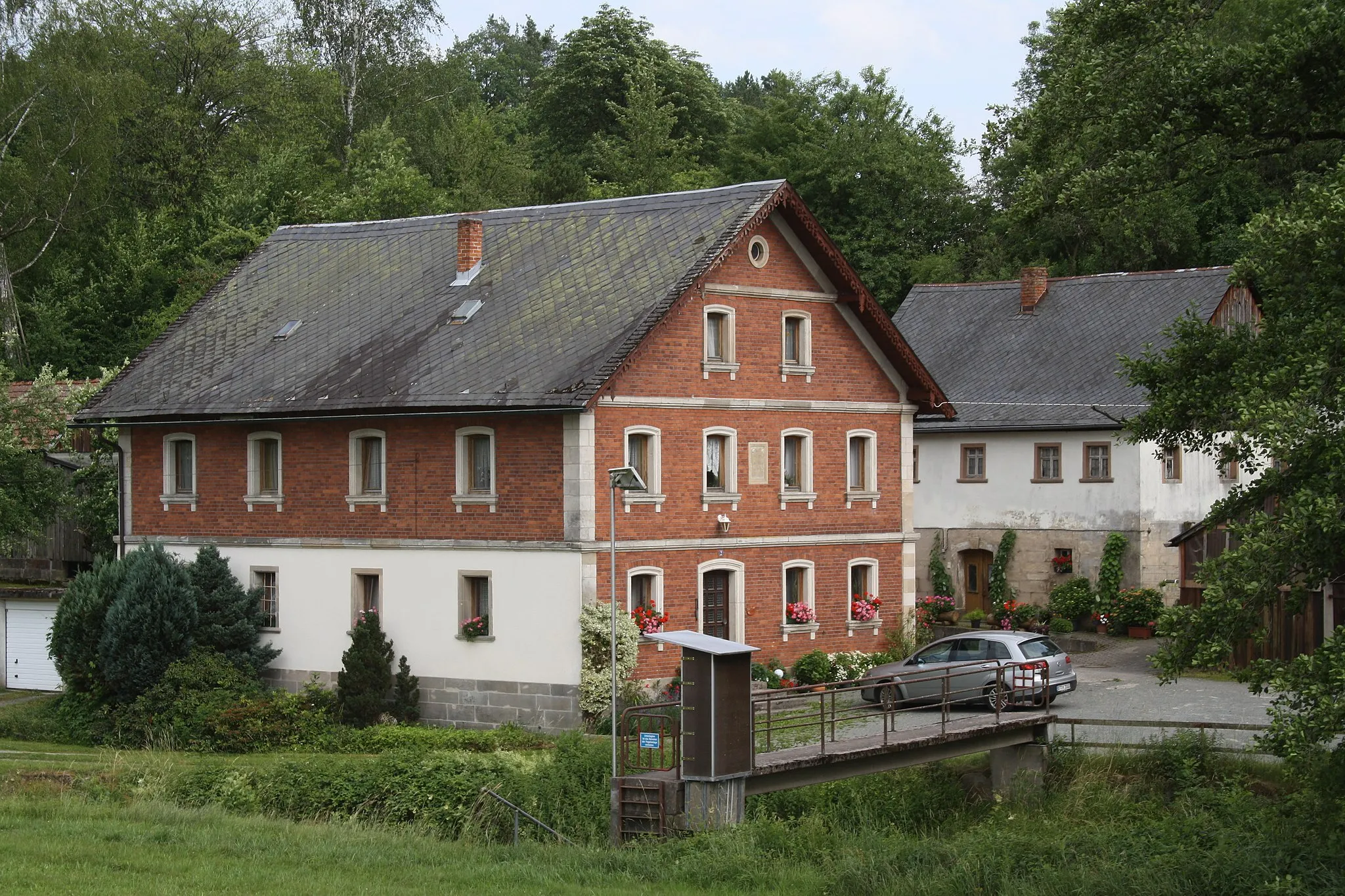 Photo showing: Schlehenmühle in Bayreuth-Wolfsbach