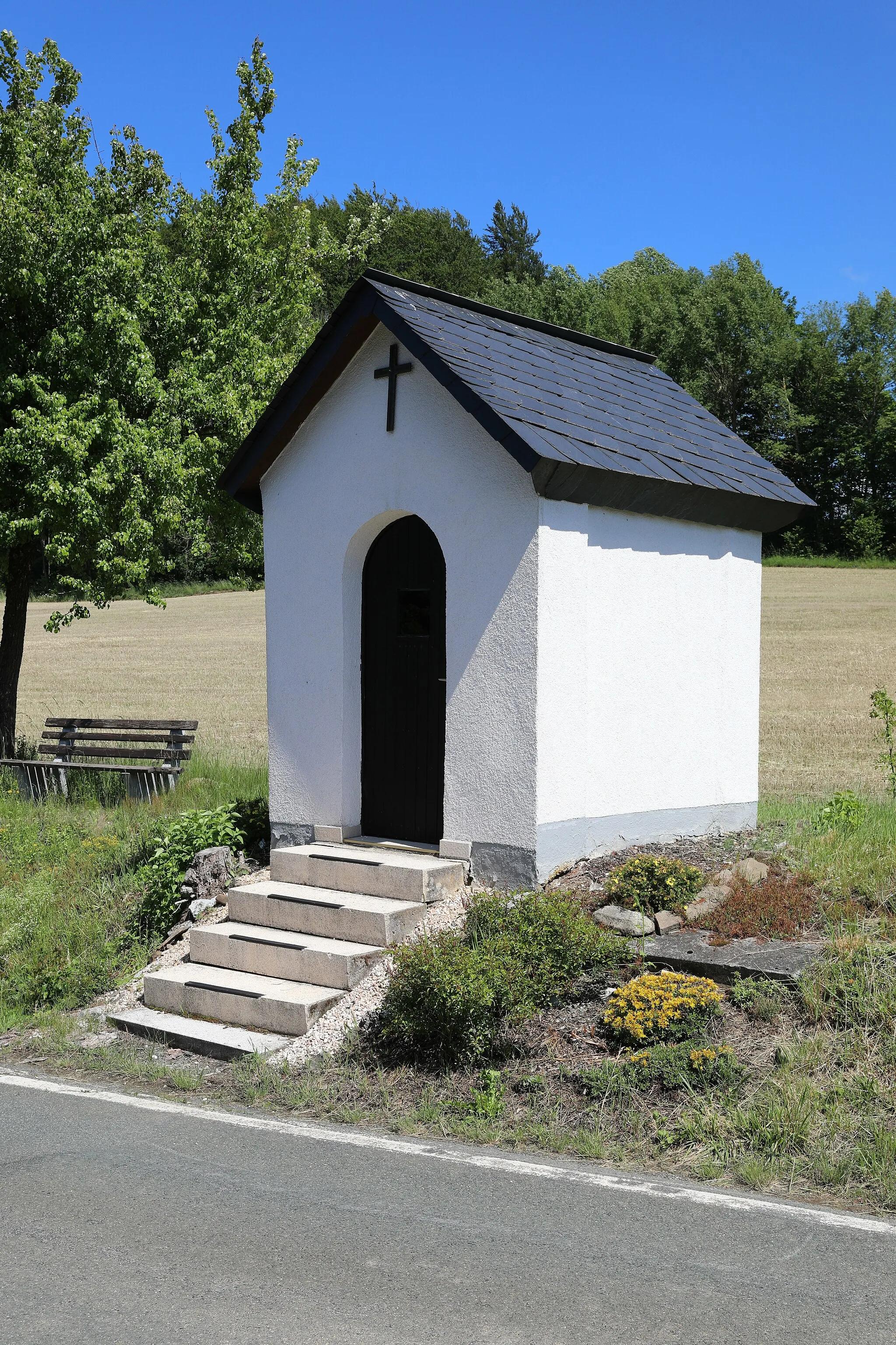 Photo showing: Wegkapelle bei Neuengrün, Ot von Wallenfels