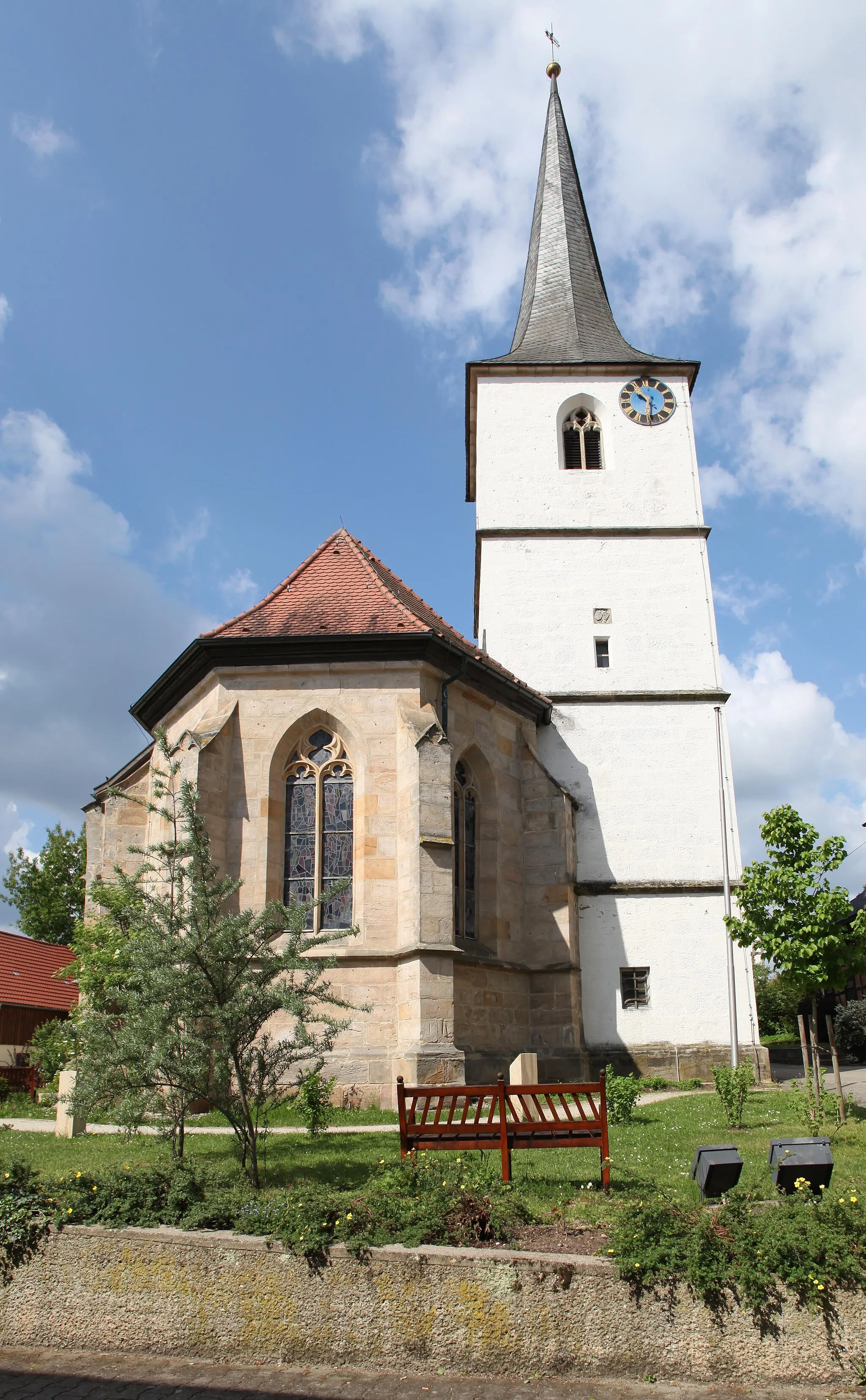 Photo showing: Ev. Johanneskirche, Gemünda, Landkreis Coburg