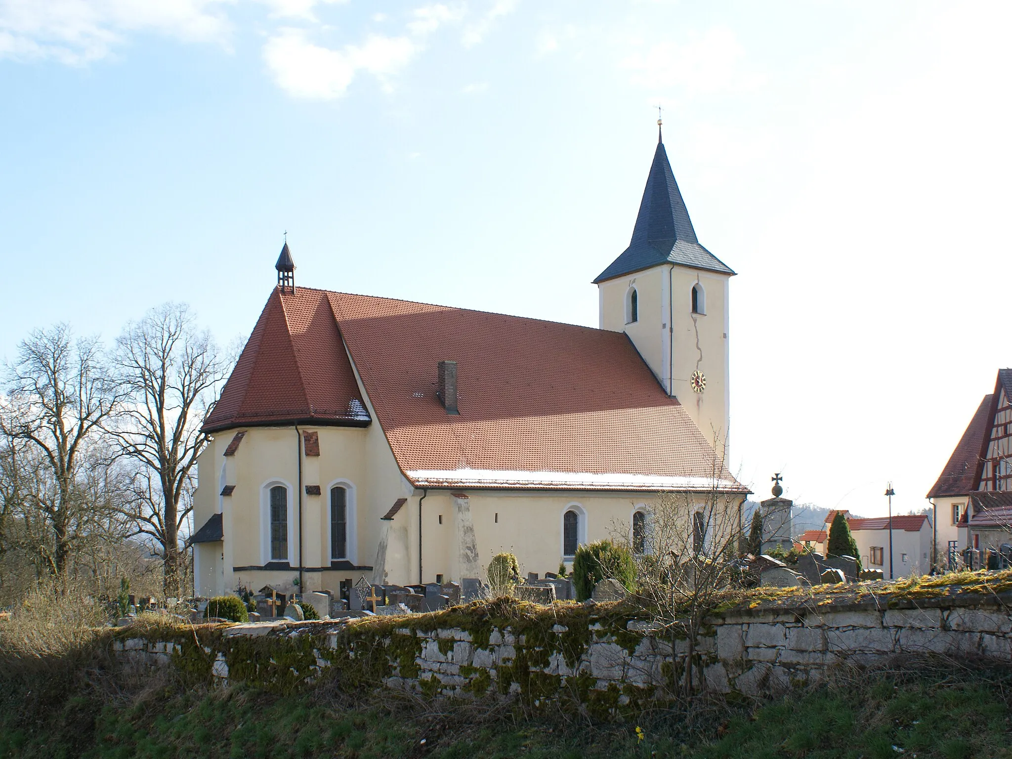 Photo showing: Barockkirche "Maria Heimsuchung" in Bühl Simmelsdorf