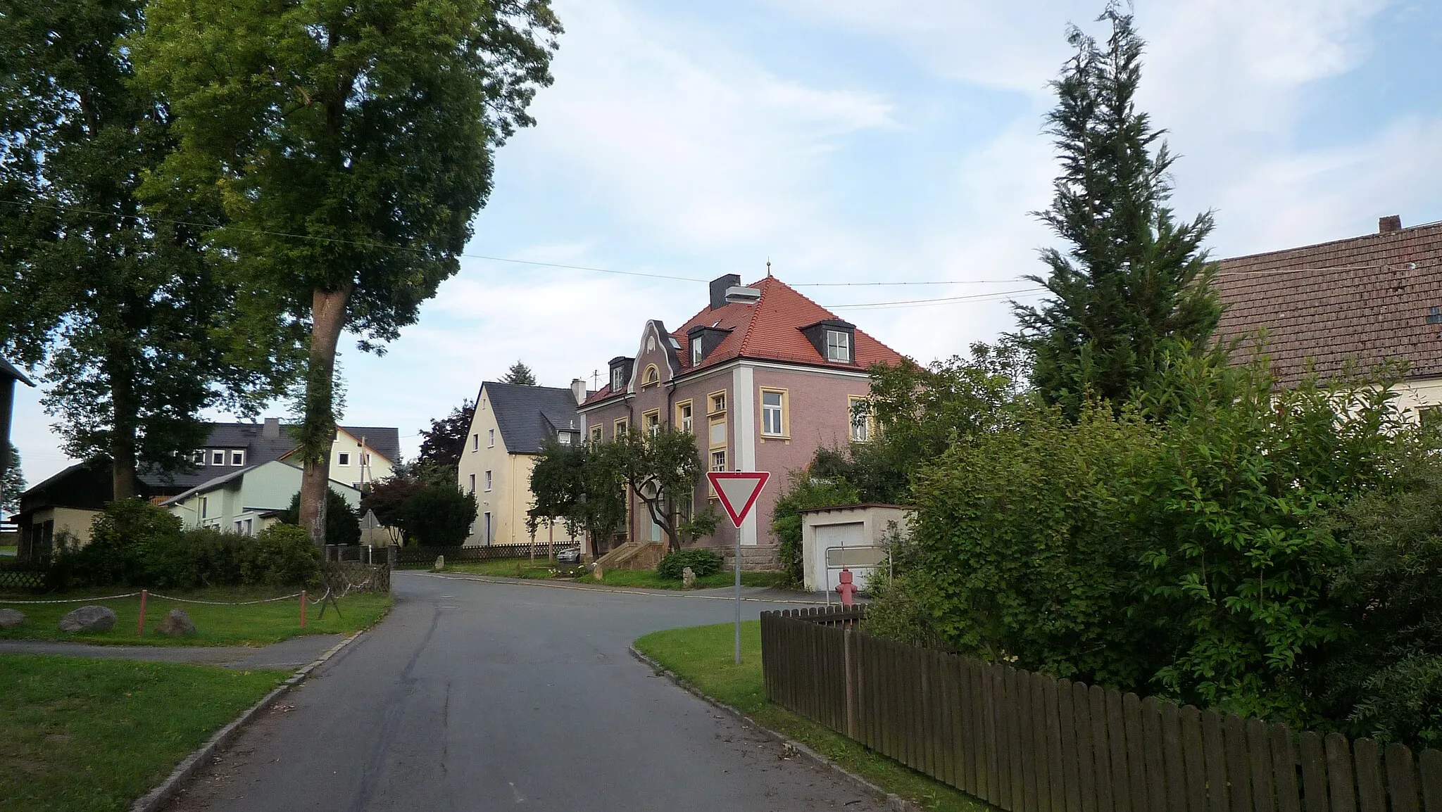 Photo showing: old school and municipal office of Mechlenreuth