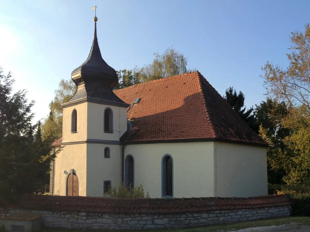 Photo showing: St. Matthias und Anna Kirche in het oostelijk deel van Buchai op de Kappelberg