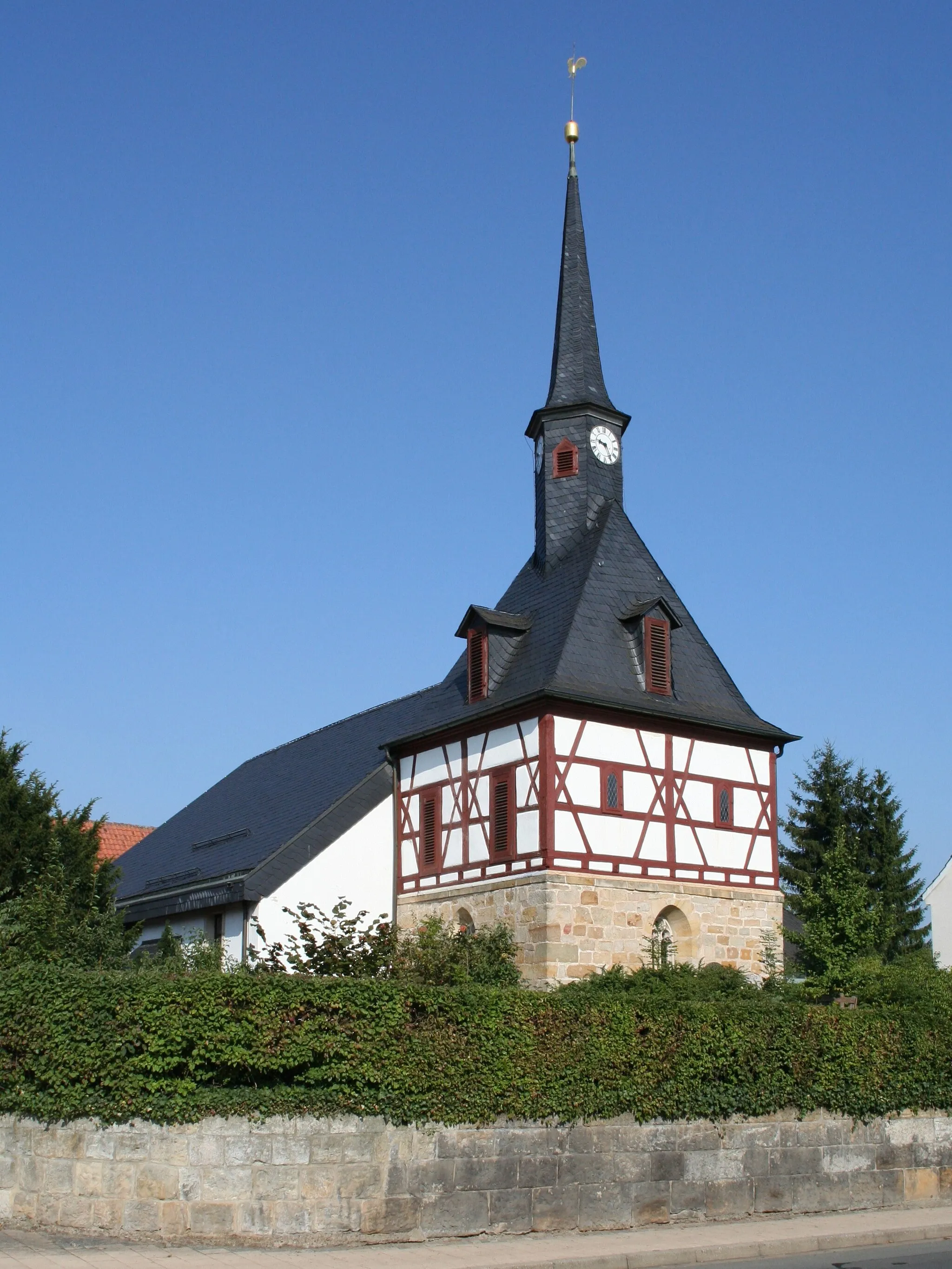 Photo showing: ev. Kirche Weidhausen evangelische Stadtkirche in Weidhausen, Landkreis Coburg