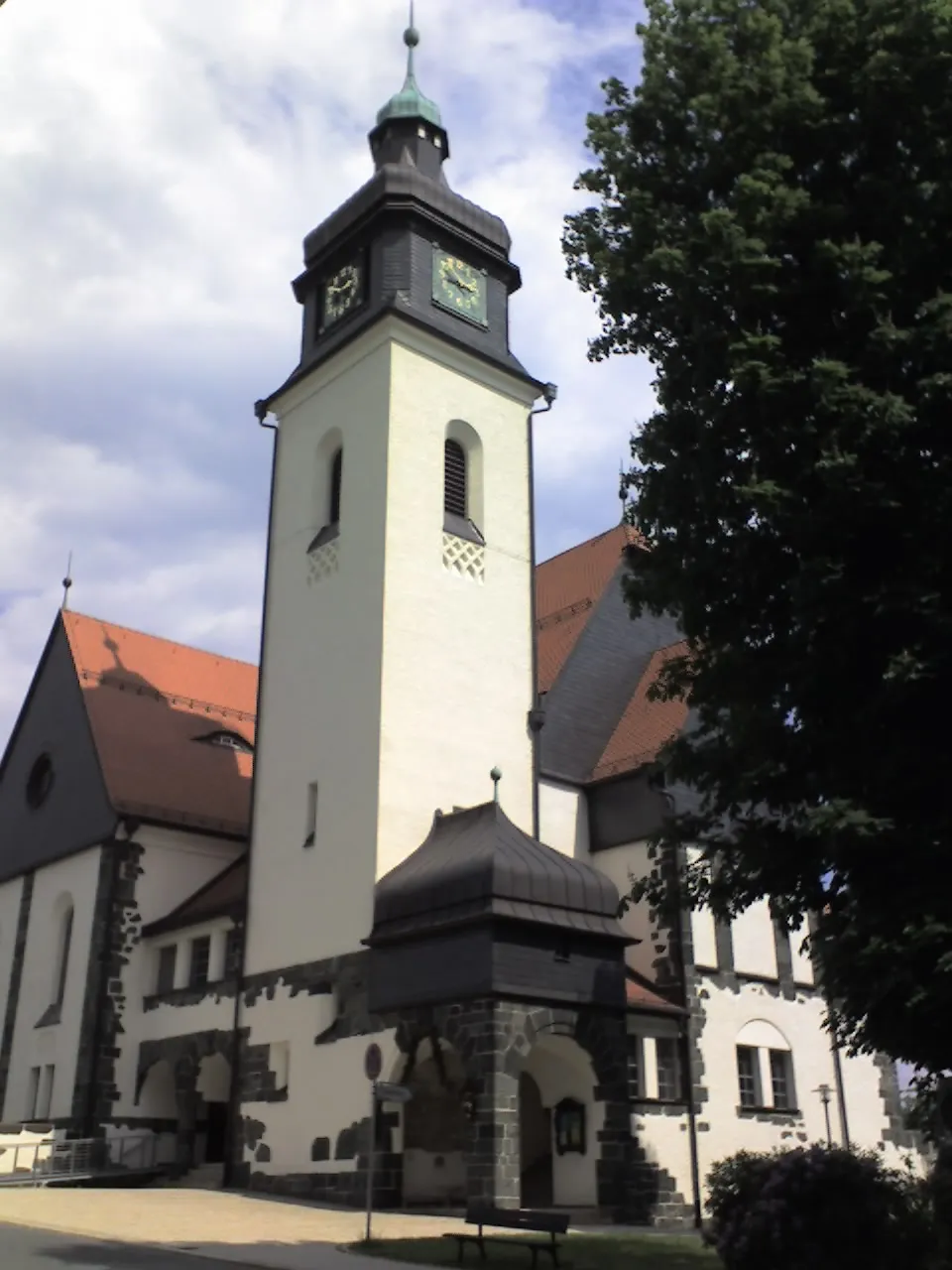 Photo showing: The Luther Church at Bad Steben (Germany)