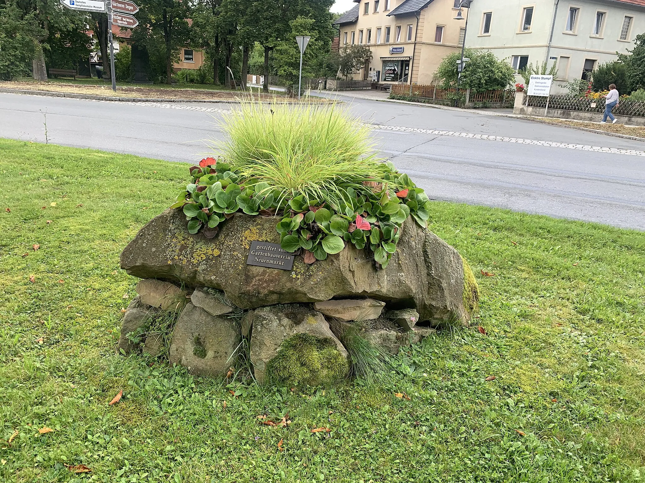 Photo showing: Neuenmarkt, Denkmal 600 Jahre