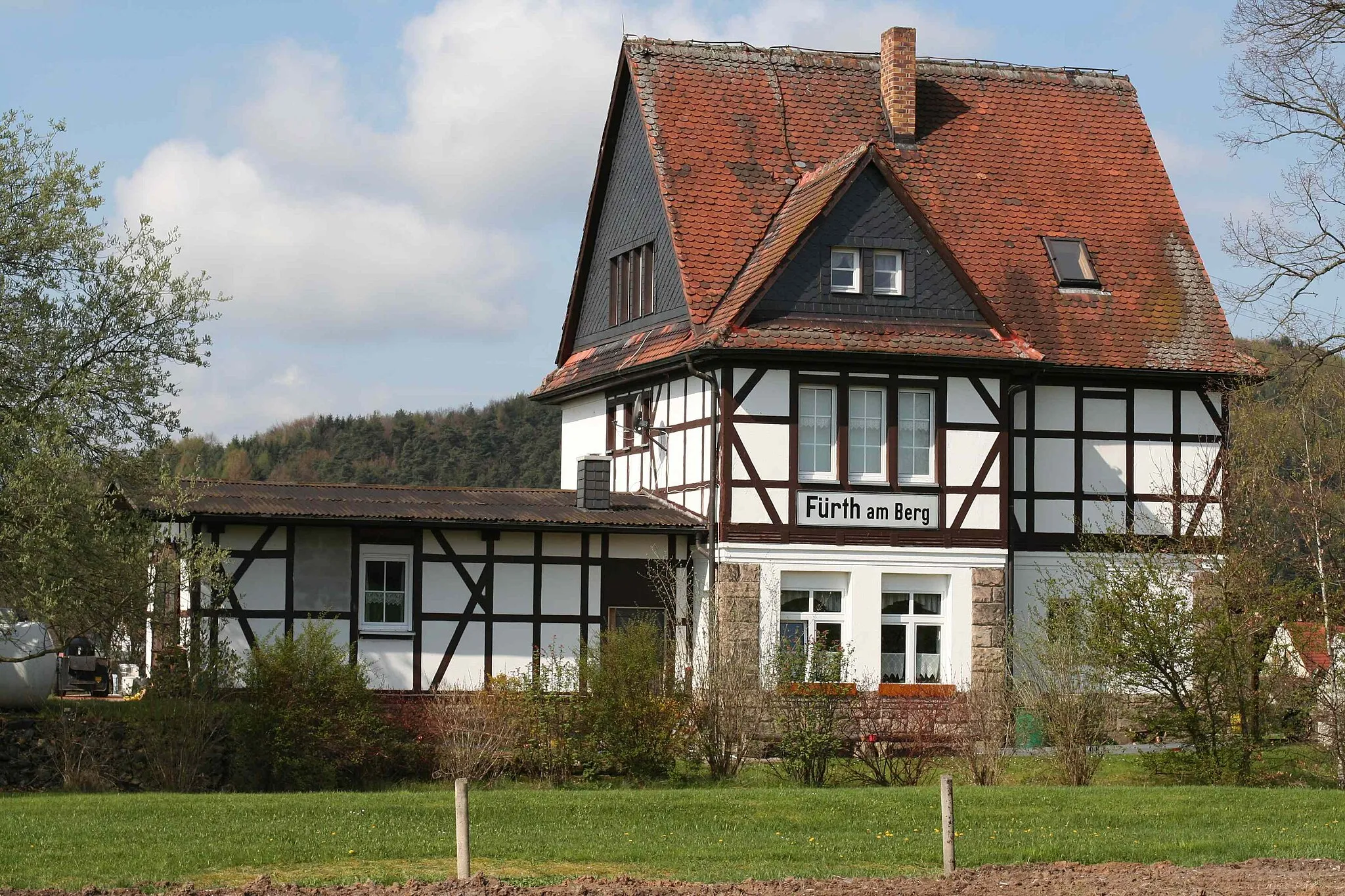 Photo showing: Bahnhof Fürth am Berg ehemaliger Bahnhof Fürth am Berg im Landkreis Coburg