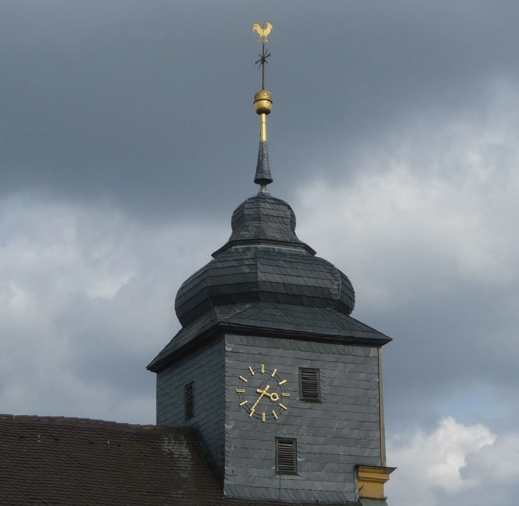 Photo showing: Kirchturm