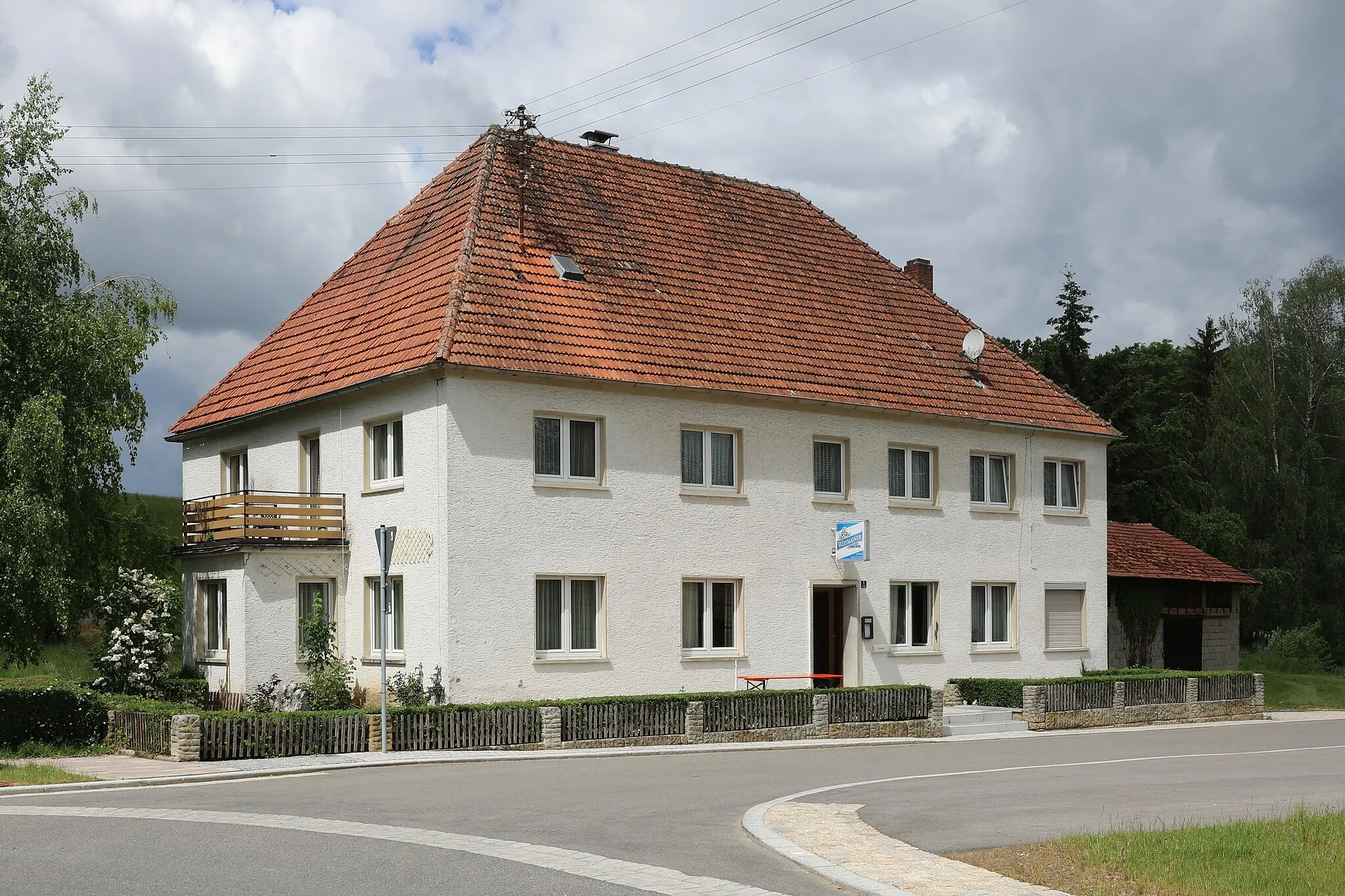 Photo showing: Walmdachbau in Mönchkröttendorf