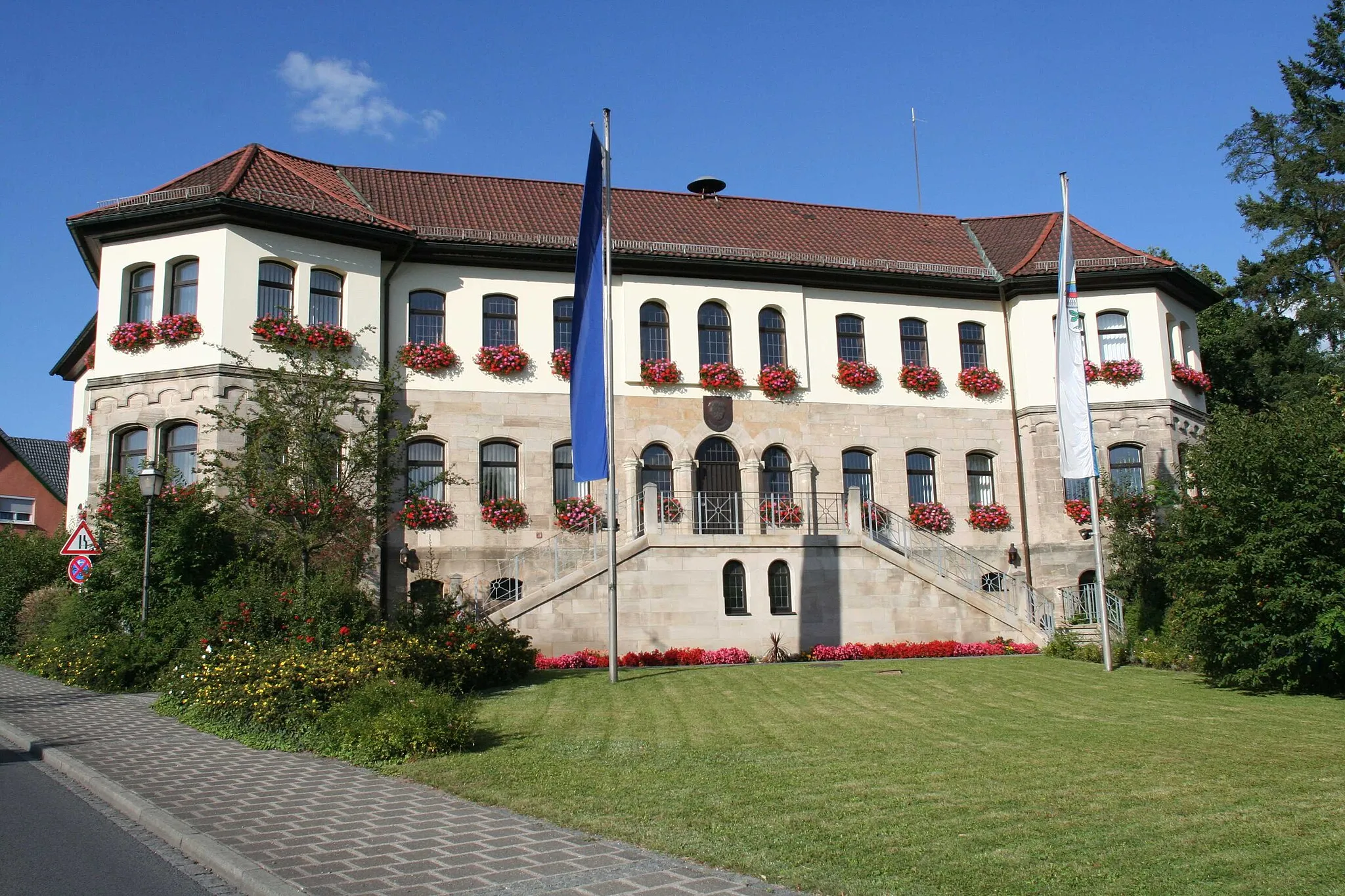 Photo showing: Rathaus Sonnefeld im Landkreis Coburg in Bayern