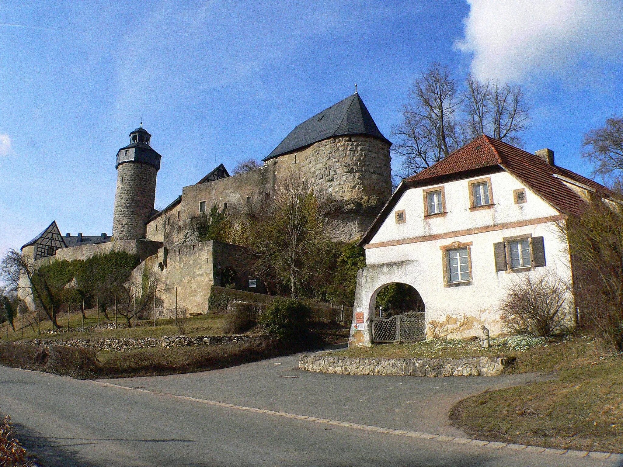 Photo showing: Burg Zwernitz Südwestansicht, Wonsees-Sanspareil, Fränkische Schweiz, Bayern
