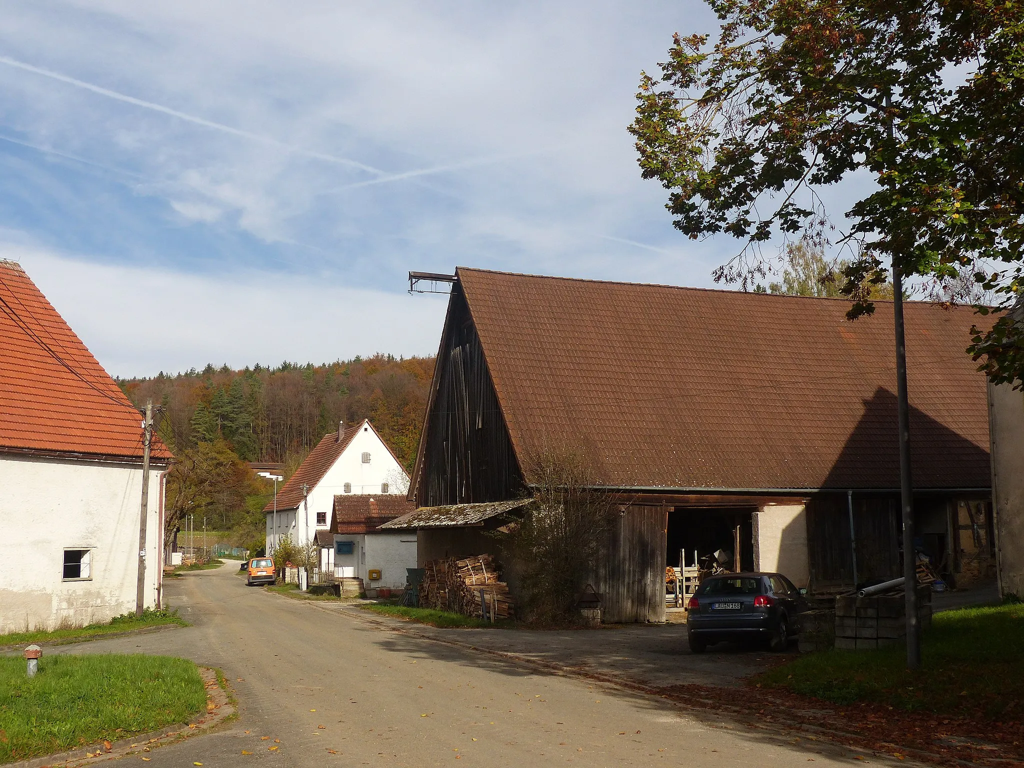 Photo showing: The village Reipertsgesee, a district of the town of Betzenstein.