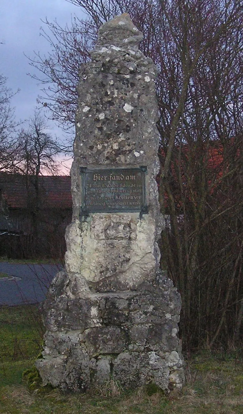 Photo showing: Memorial of the battle of Krottensee