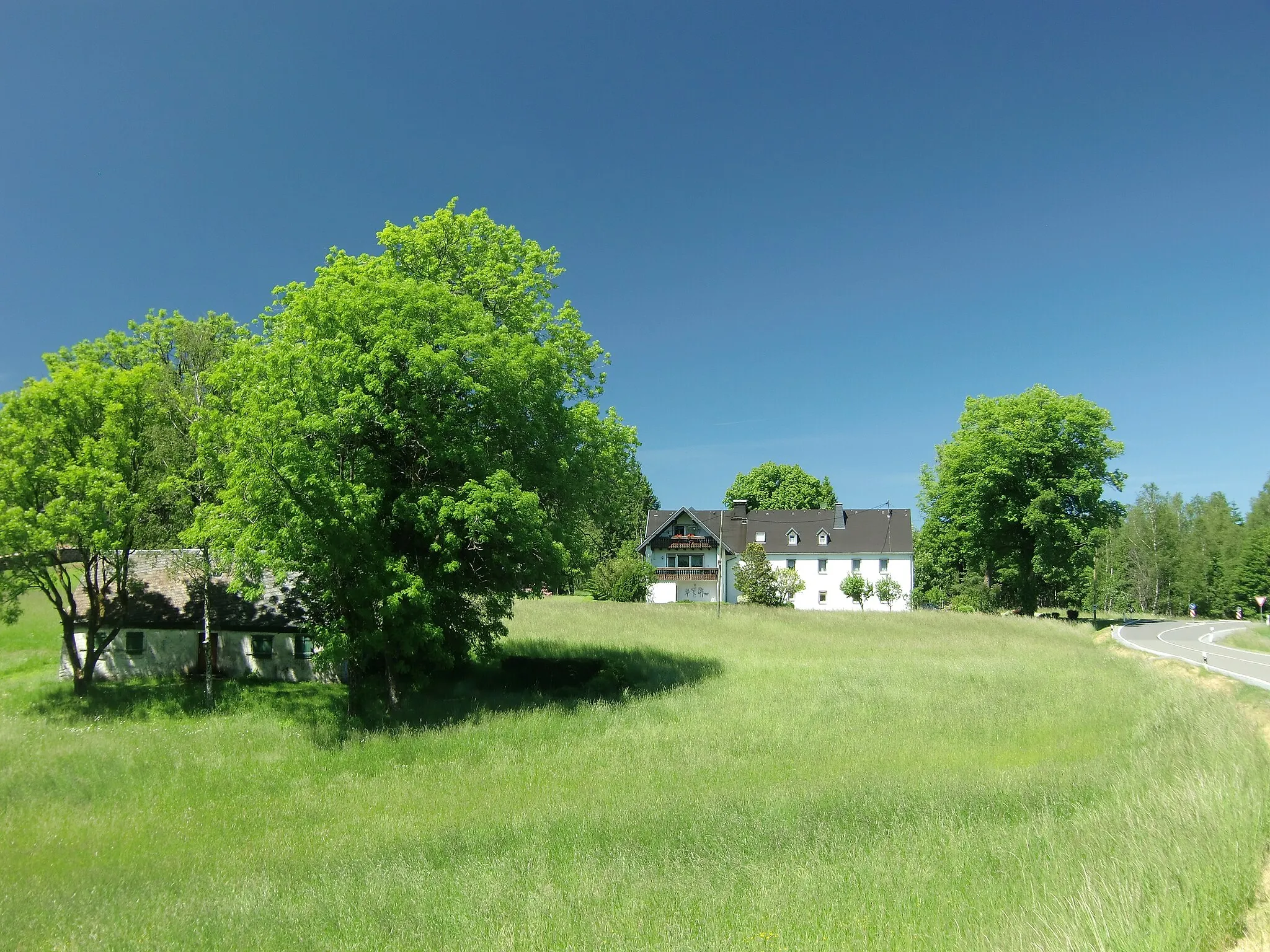 Photo showing: Location view of the Helmbrechts district Rauhenberg