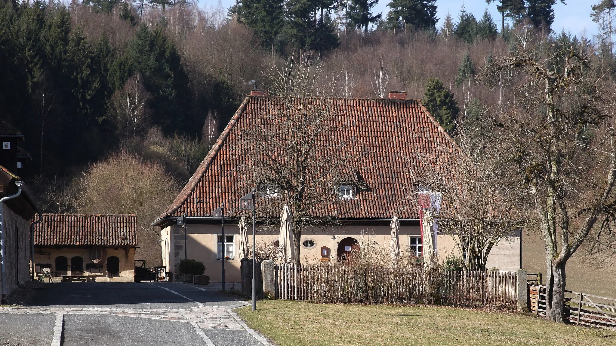 Photo showing: Schäferei Ahorn, Landkreis Coburg