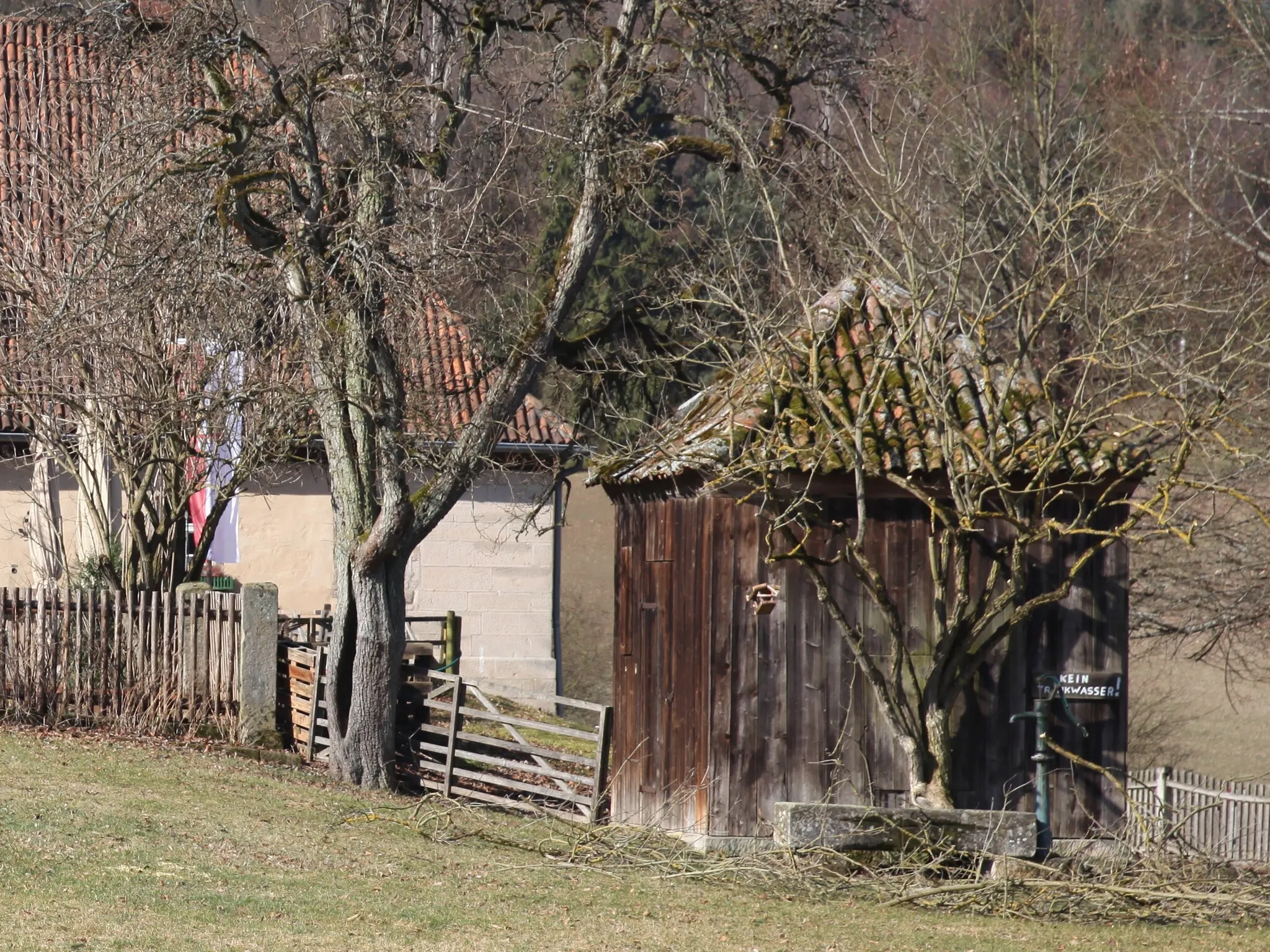 Photo showing: Schäferei Ahorn, Landkreis Coburg