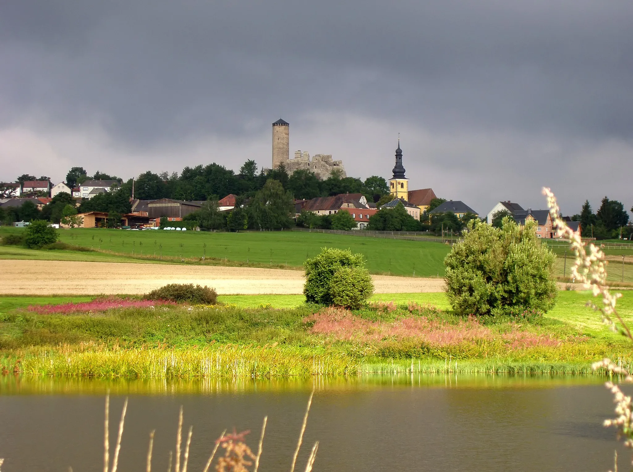 Photo showing: Markt Thierstein - Blick von Süden.